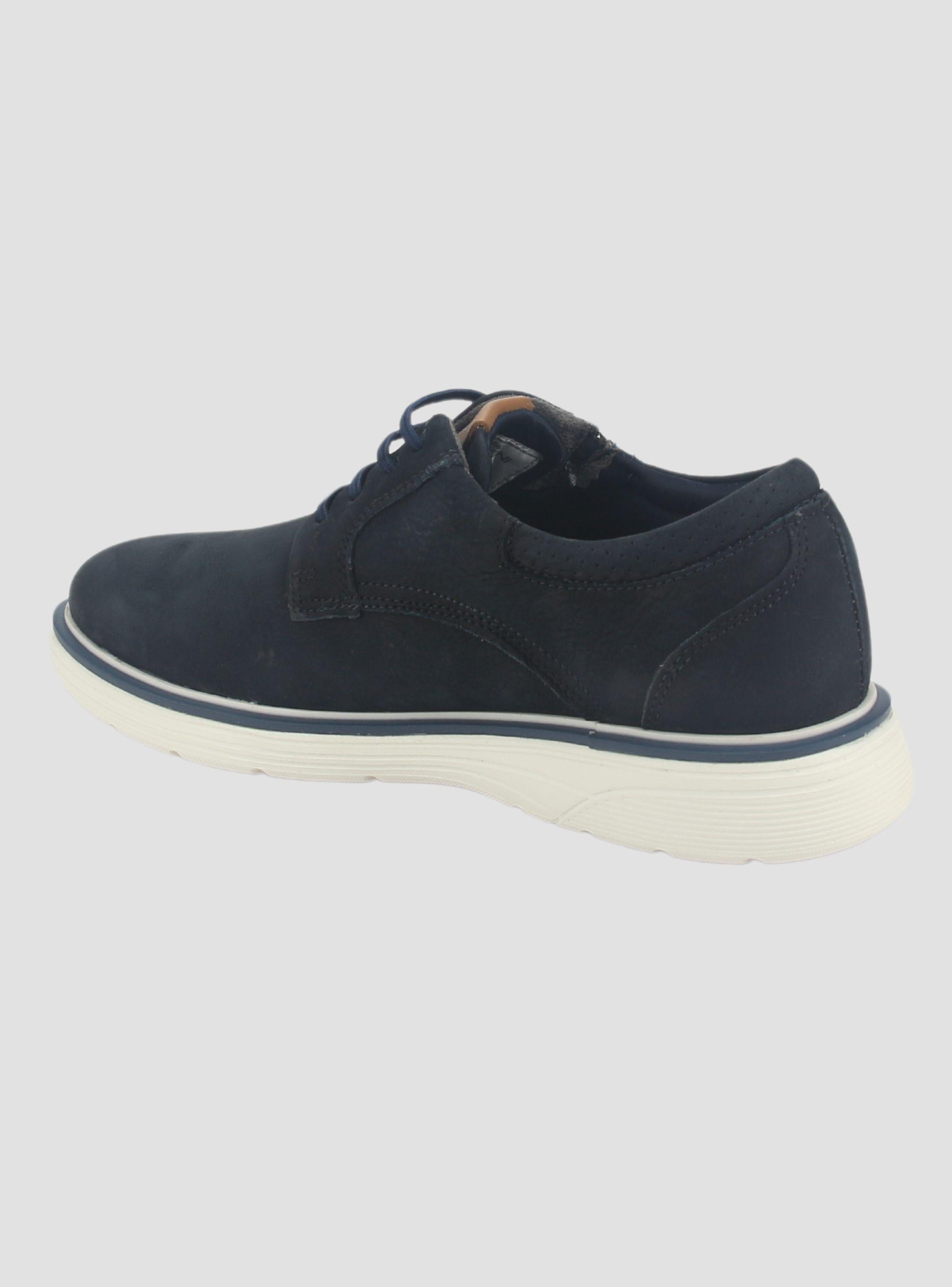 Zapato Ferracini Hombre 4960 Full Rustic Azul Marino Casual-3