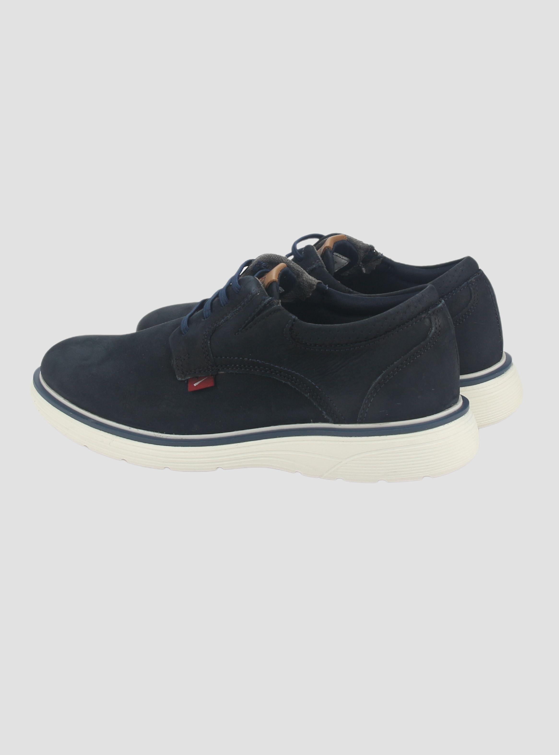 Zapato Ferracini Hombre 4960 Full Rustic Azul Marino Casual-5
