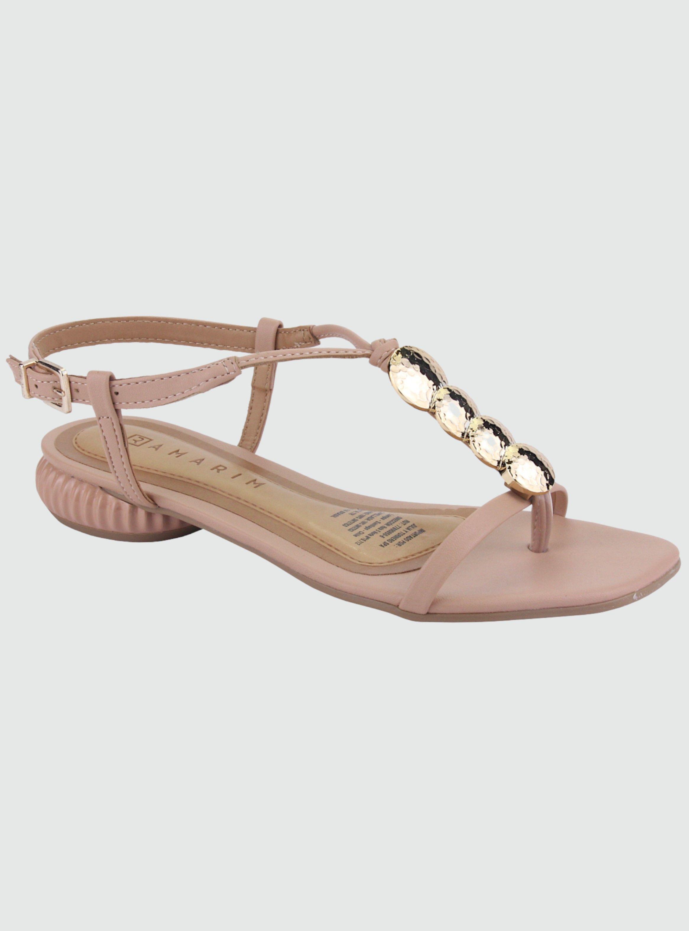Sandalia Ramarim Mujer 213202 Beige Casual-0