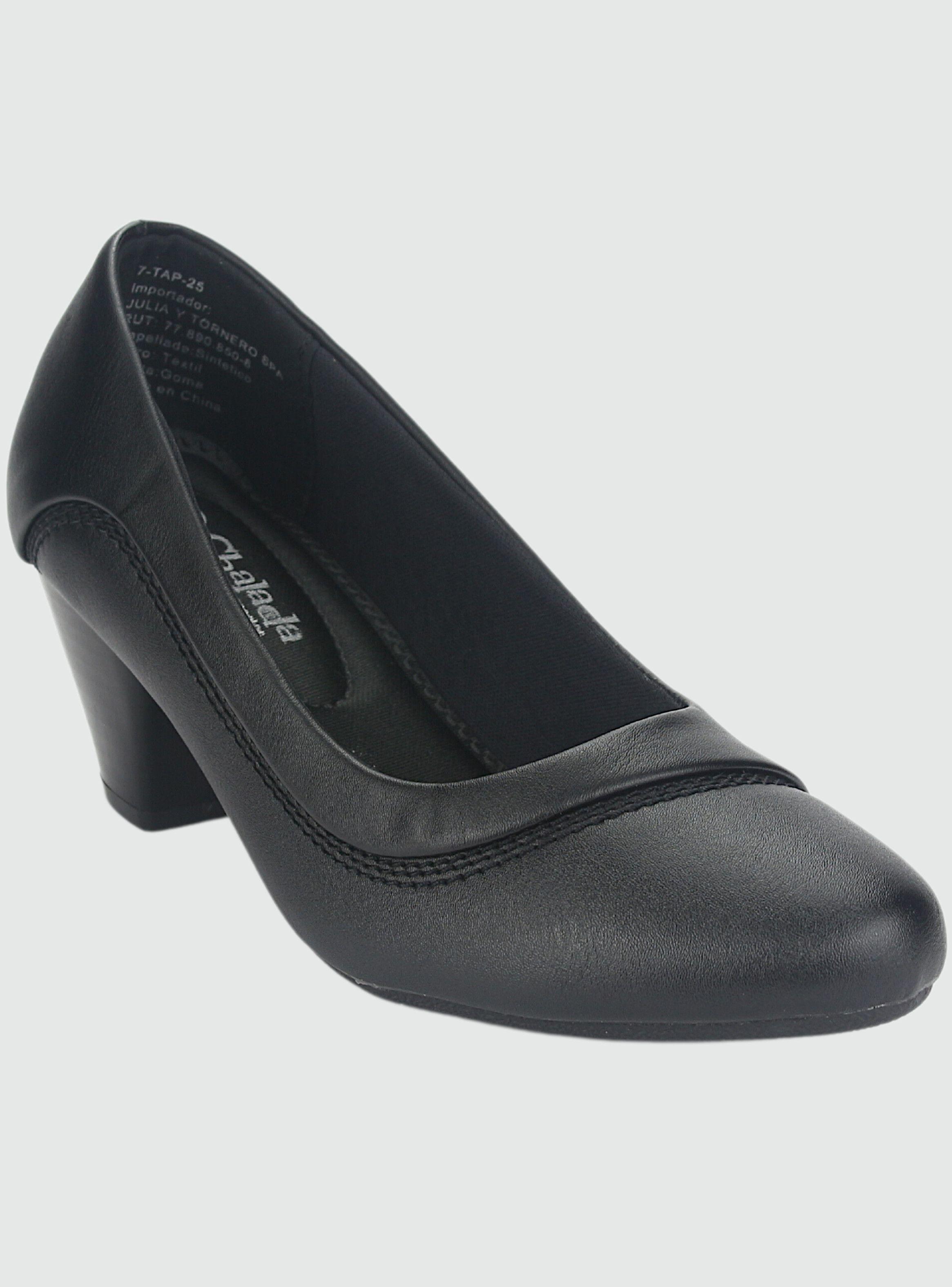 Zapato Chalada Mujer Tap-25 Negro Casual-2