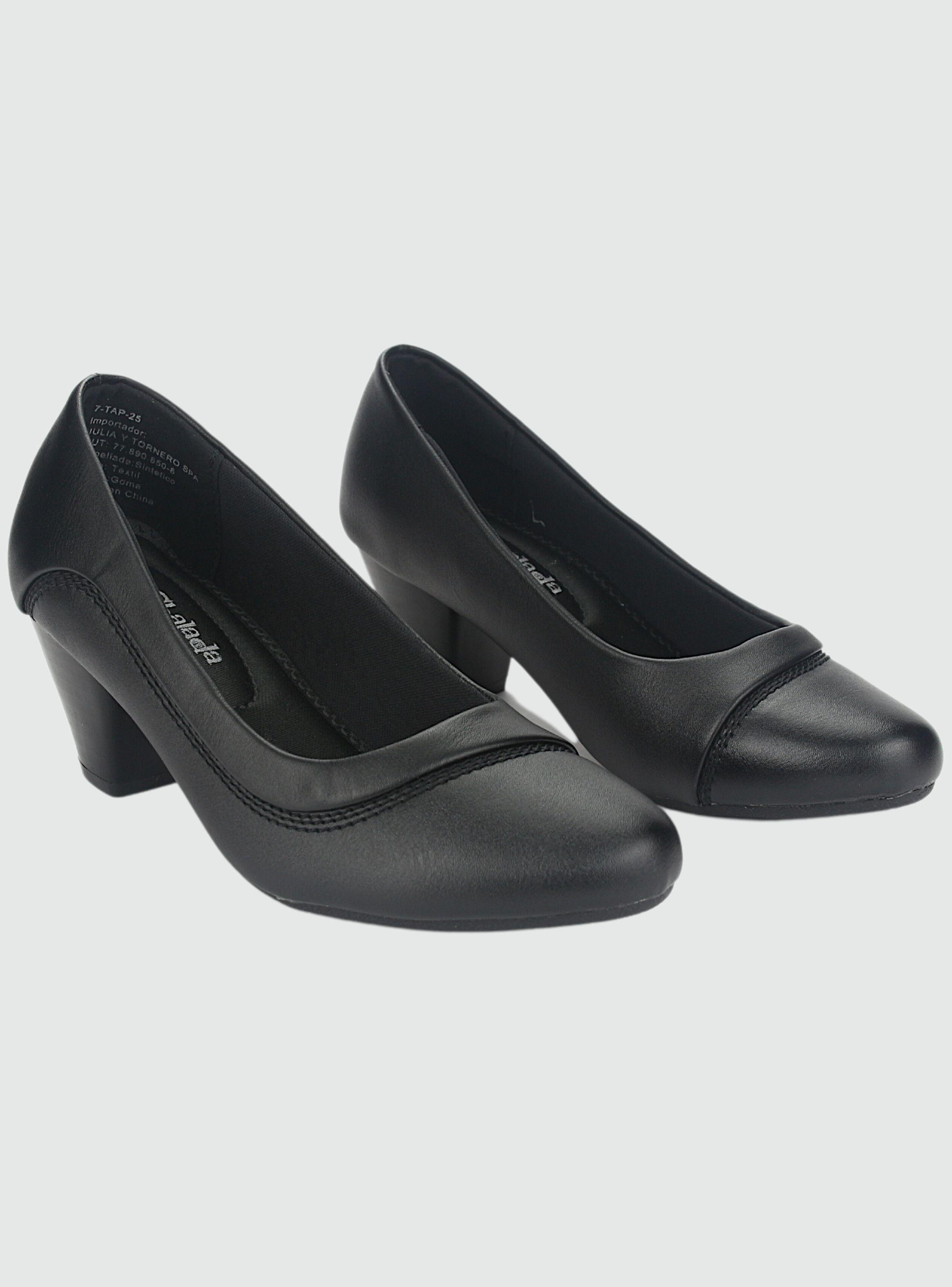 Zapato Chalada Mujer Tap-25 Negro Casual-4