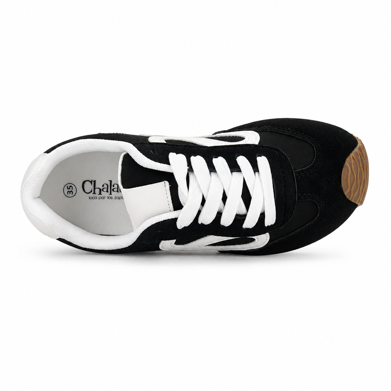 Zapatilla Negro Mujer Urbano Chalada Nerum-4