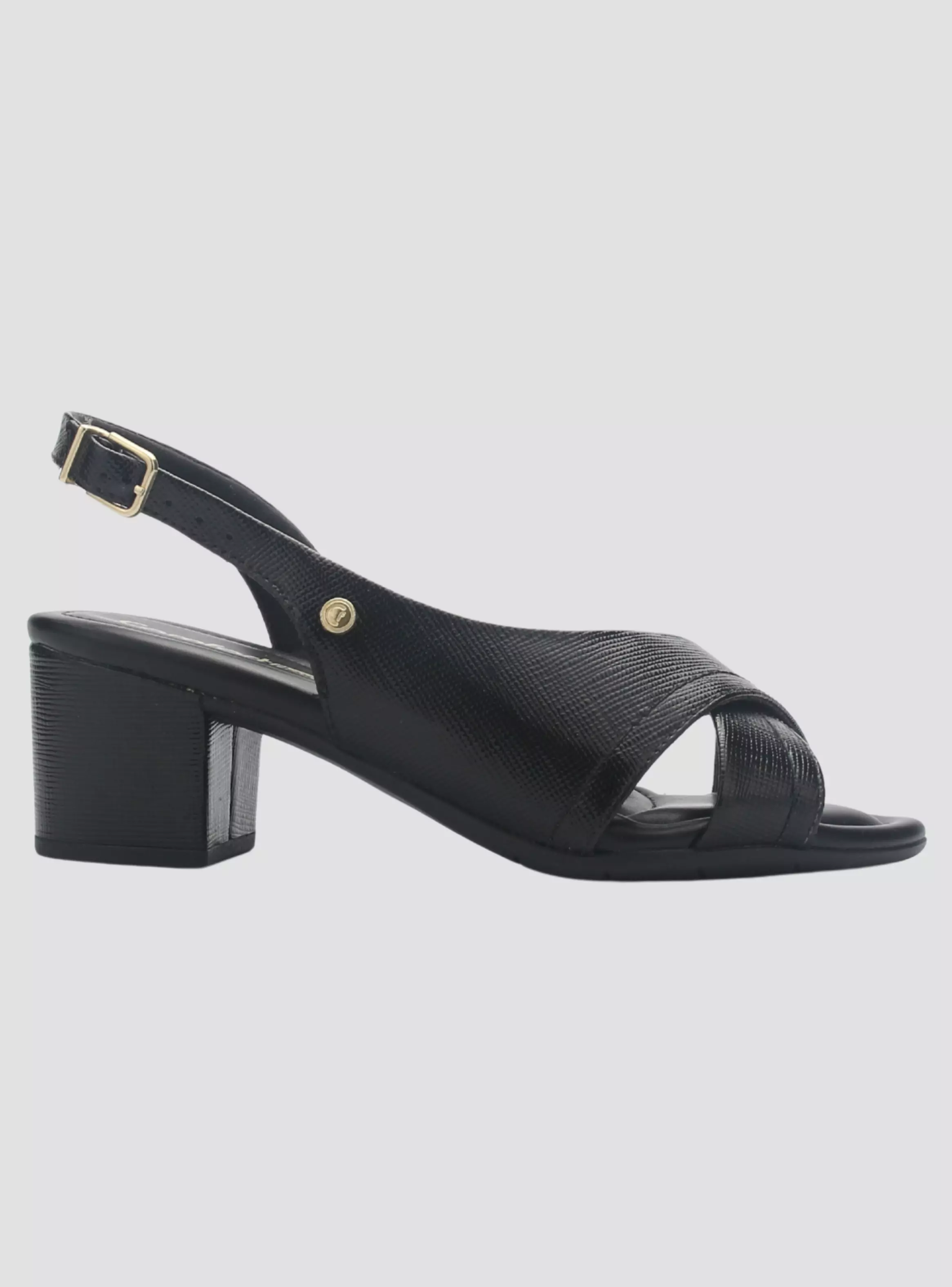 Sandalia Mujer Negro Comfortflex 2557404 Casual-0