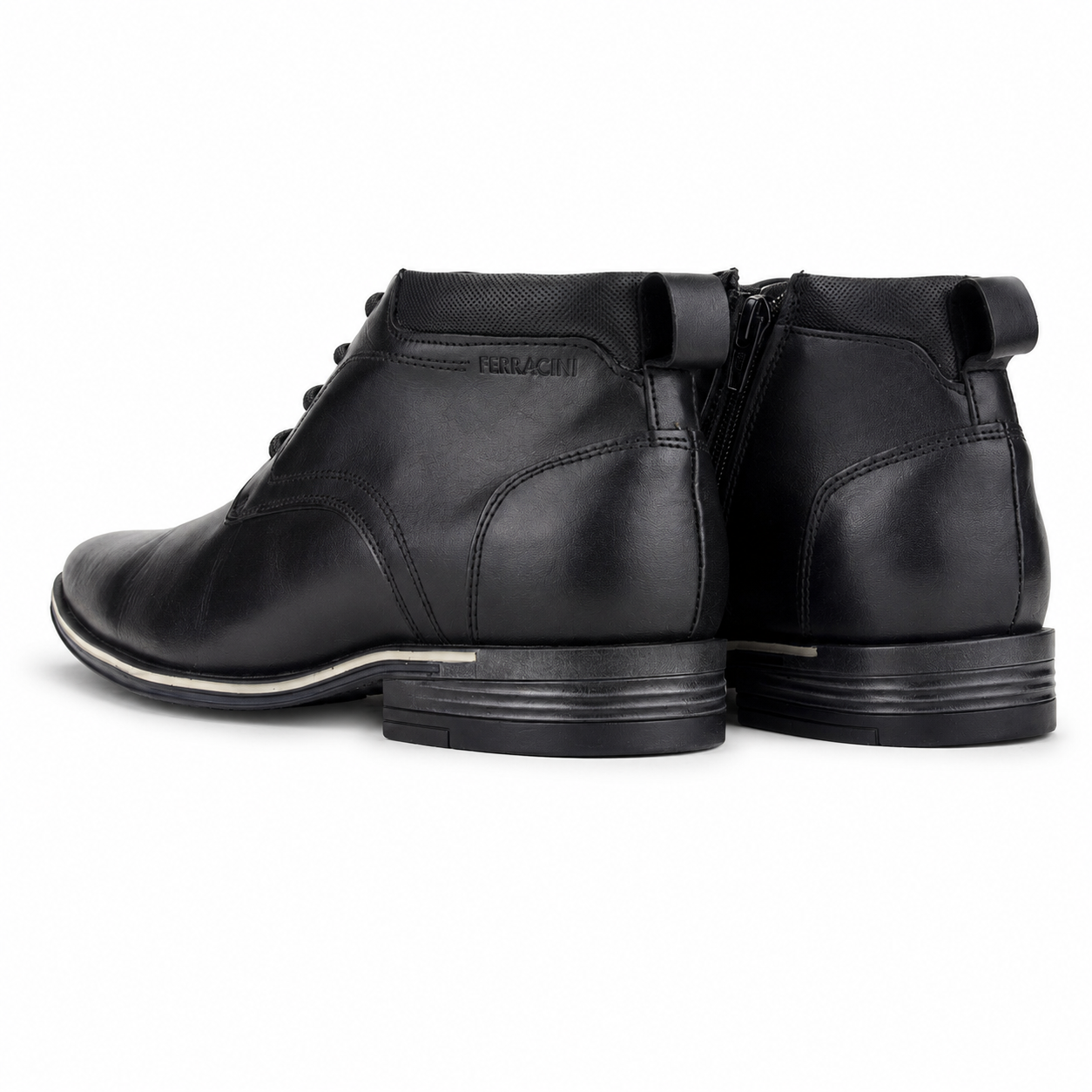 Botín Negro Hombre Casual Ferracini Munique 3363-5