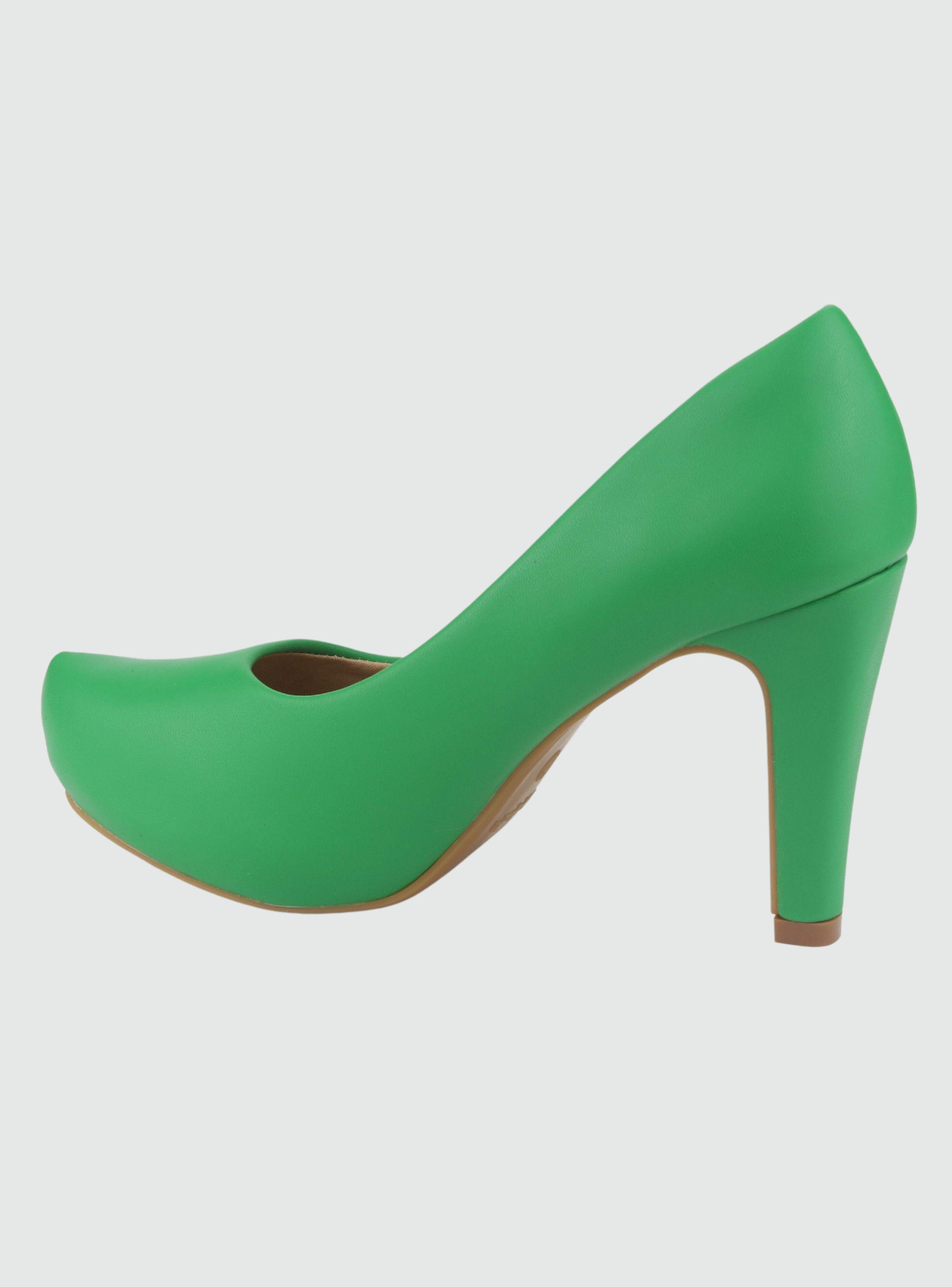 Zapato Chalada Mujer Fashion-96 Verde Plataforma-1