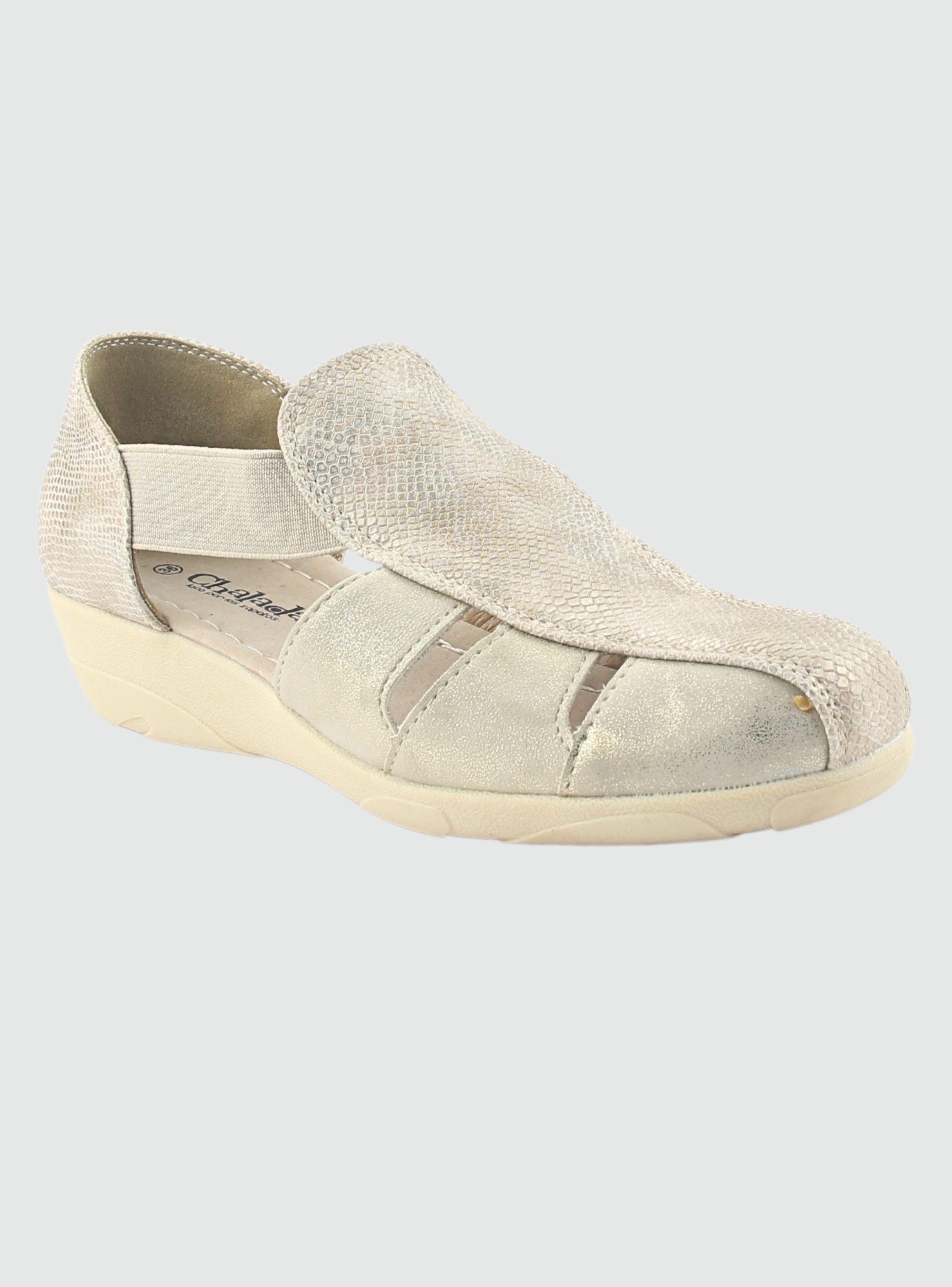 Sandalia Chalada Mujer Mira-1 Dorado Comfort-2