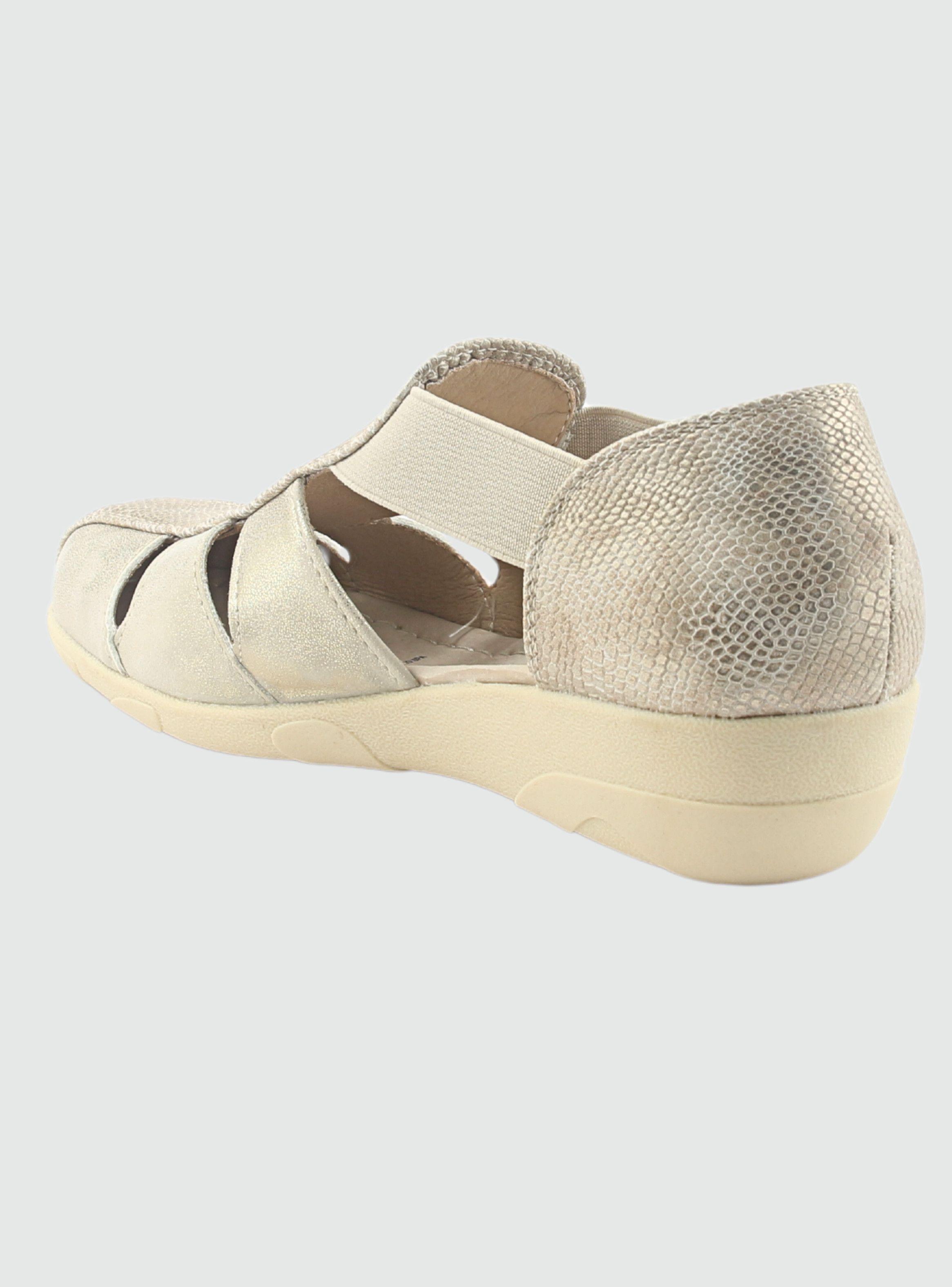 Sandalia Chalada Mujer Mira-1 Dorado Comfort-3