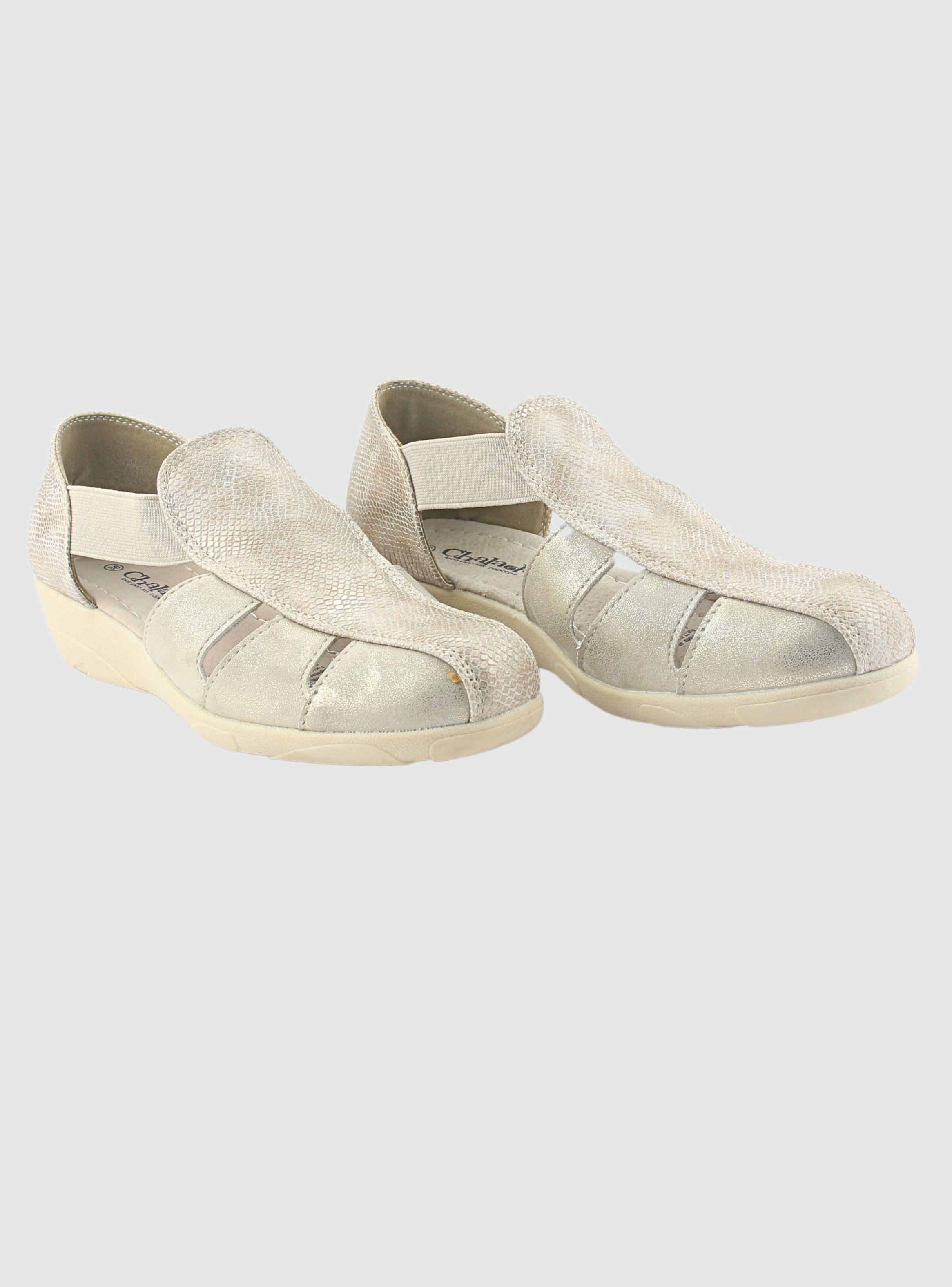 Sandalia Chalada Mujer Mira-1 Dorado Comfort-4