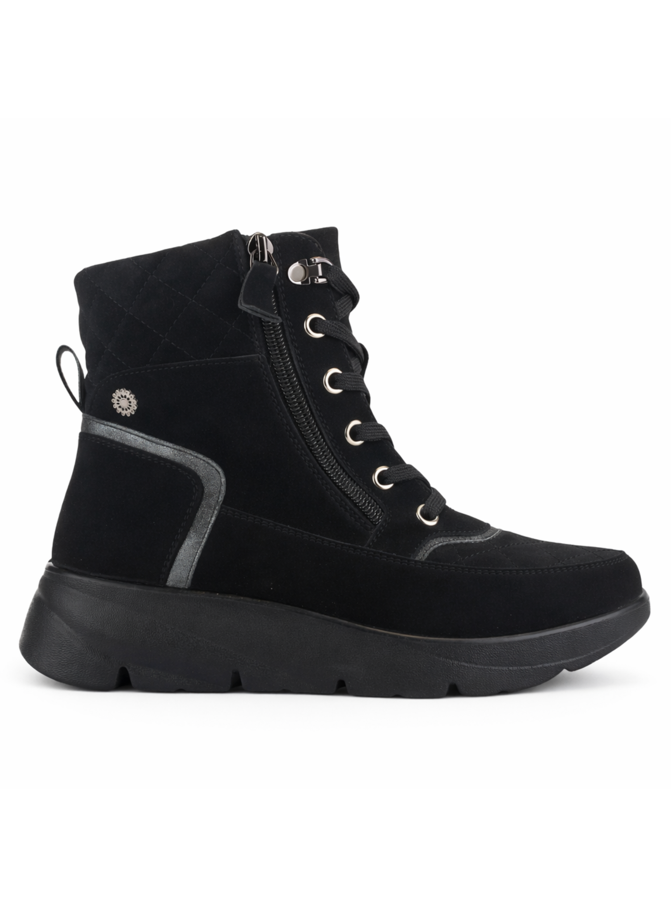 Botin Negro Mujer Casual Chalada Gramy-0