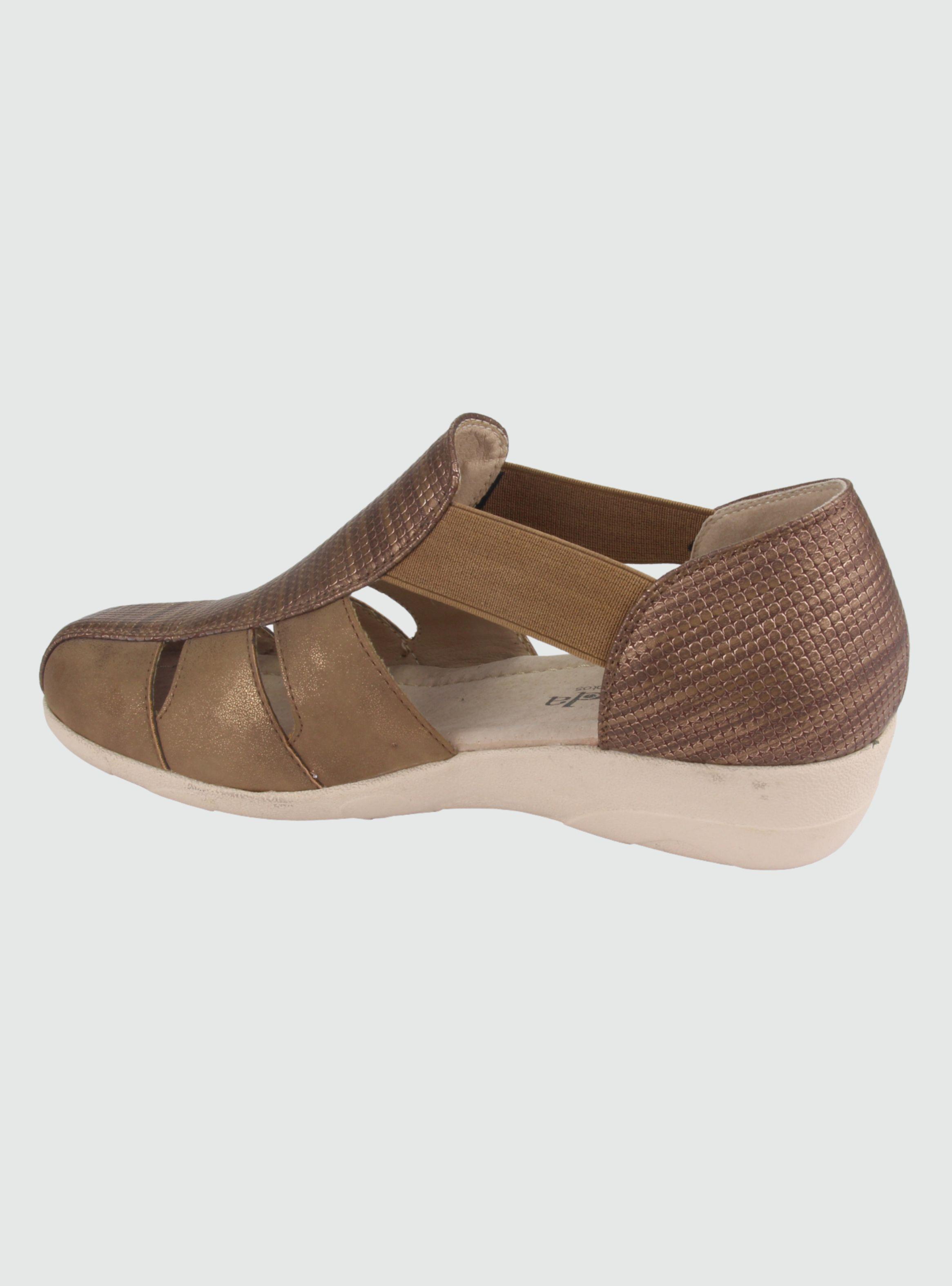 Sandalia Chalada Mujer Mira-1 Bronze Comfort-1