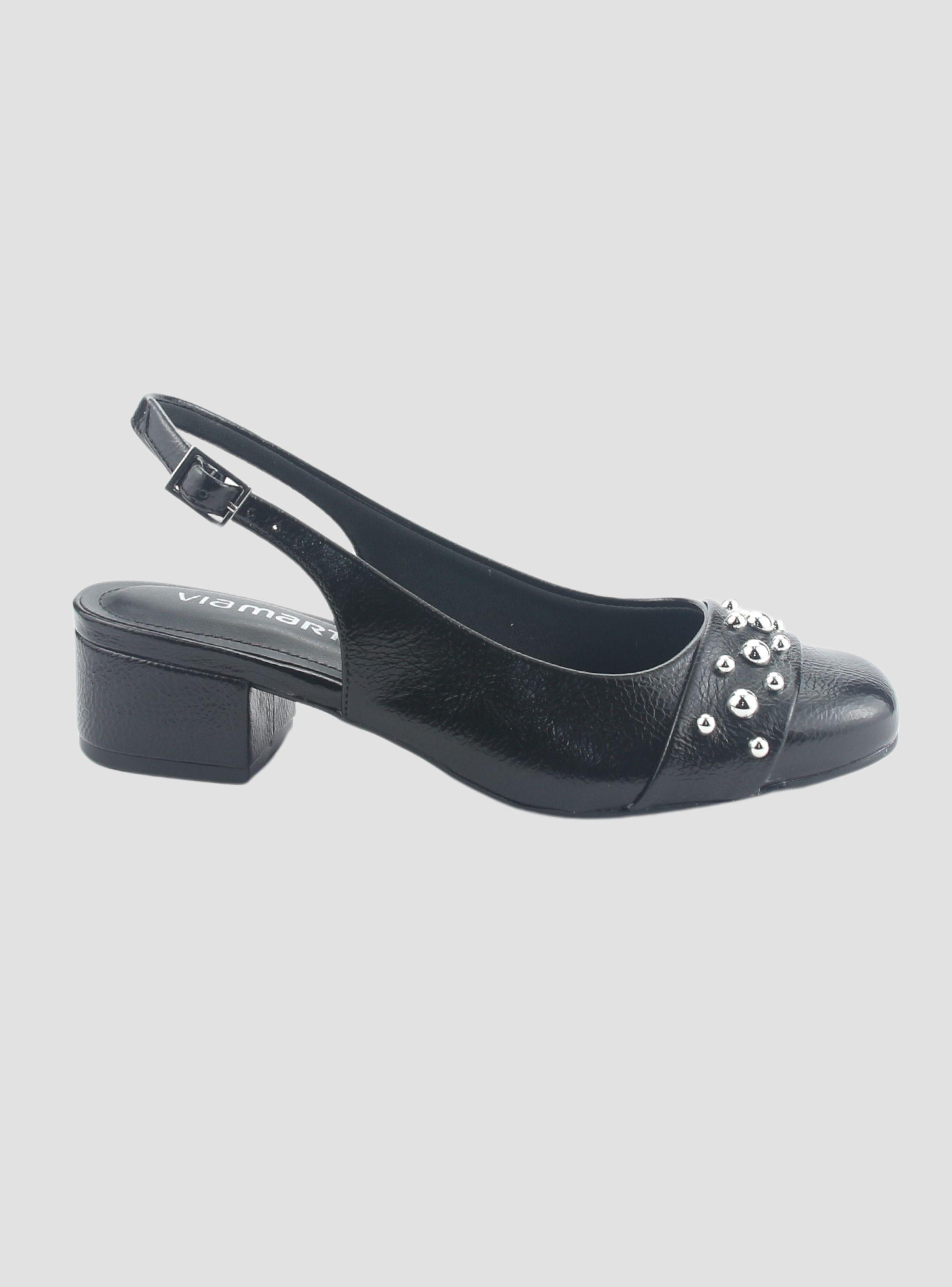 Zapato Via Marte Mujer 070-008-01 Negro Casual-0