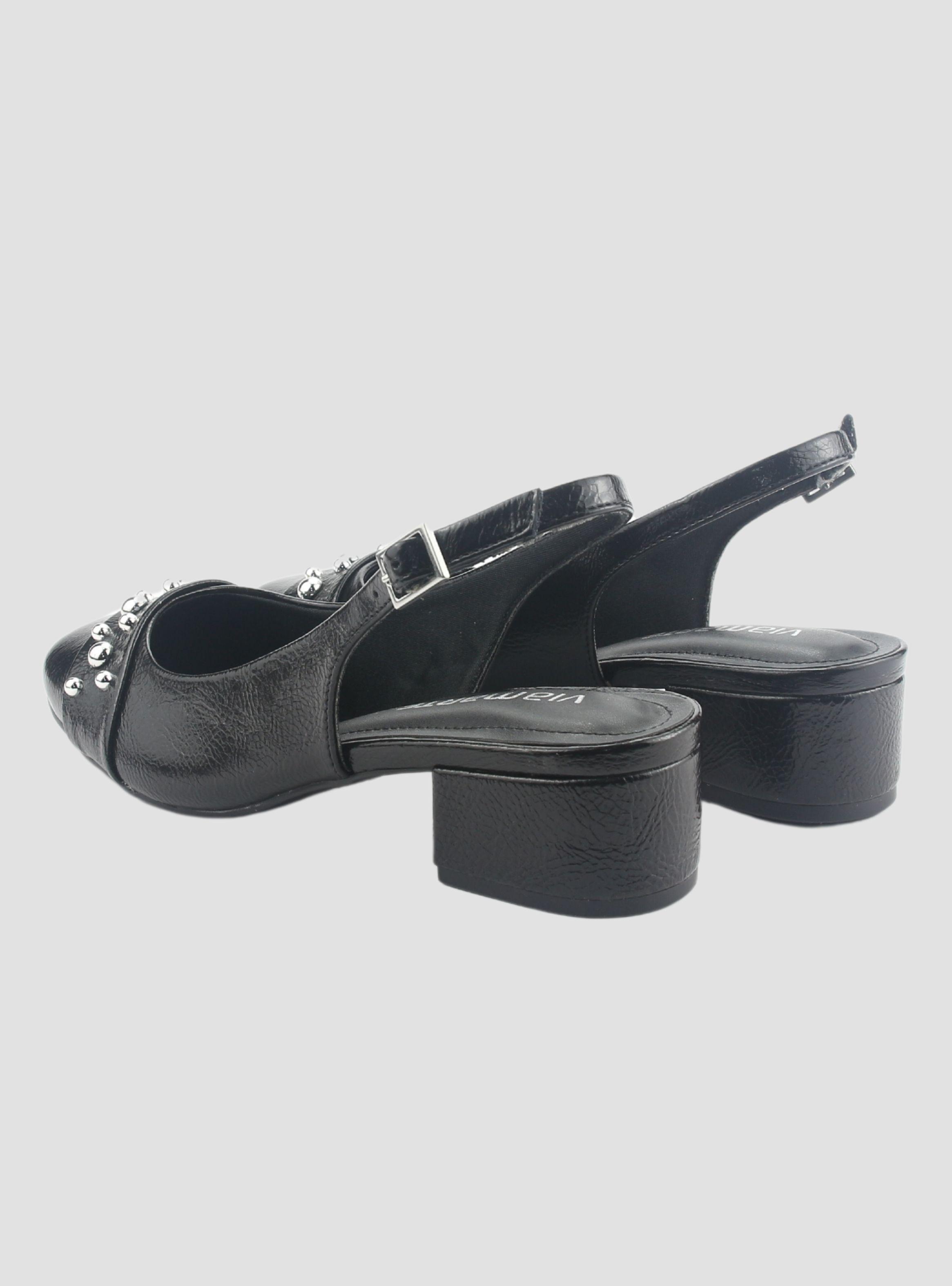 Zapato Via Marte Mujer 070-008-01 Negro Casual-5