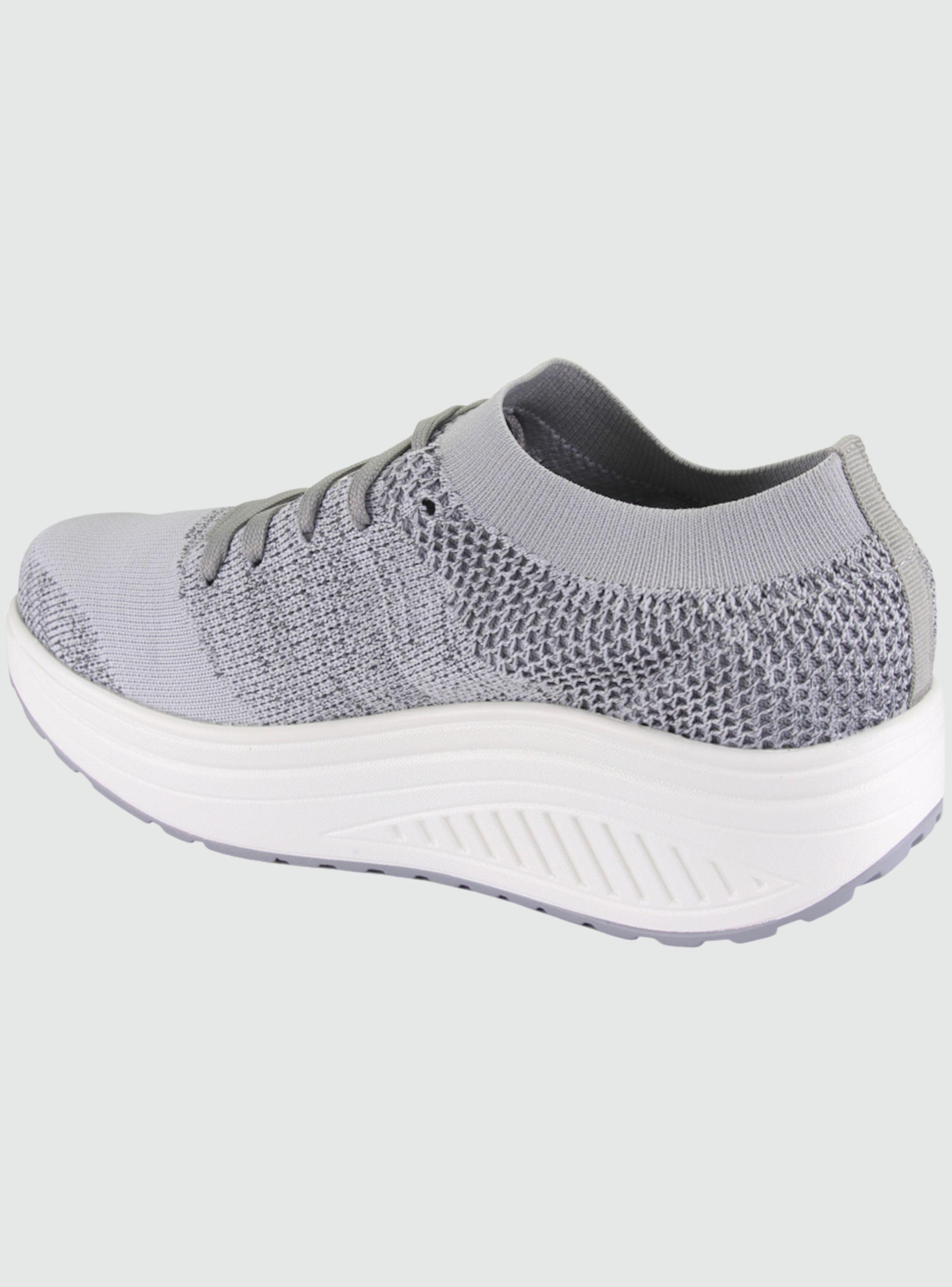 Zapatilla Funway Mujer Tija-7 Gris Plataforma-1