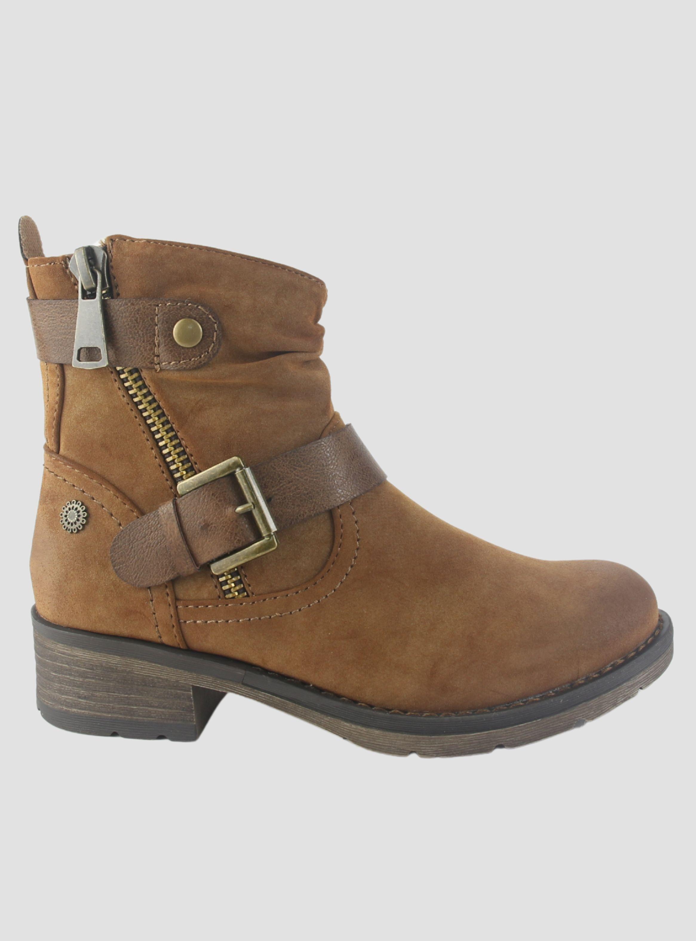 Botin Chalada Mujer Torri-11 Camel Casual-0