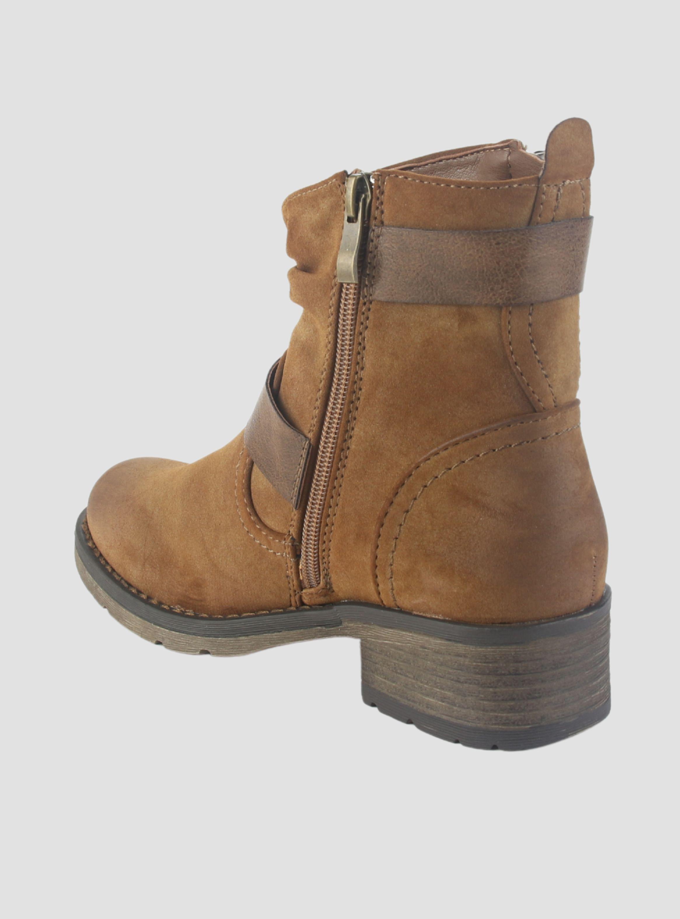 Botin Chalada Mujer Torri-11 Camel Casual-3