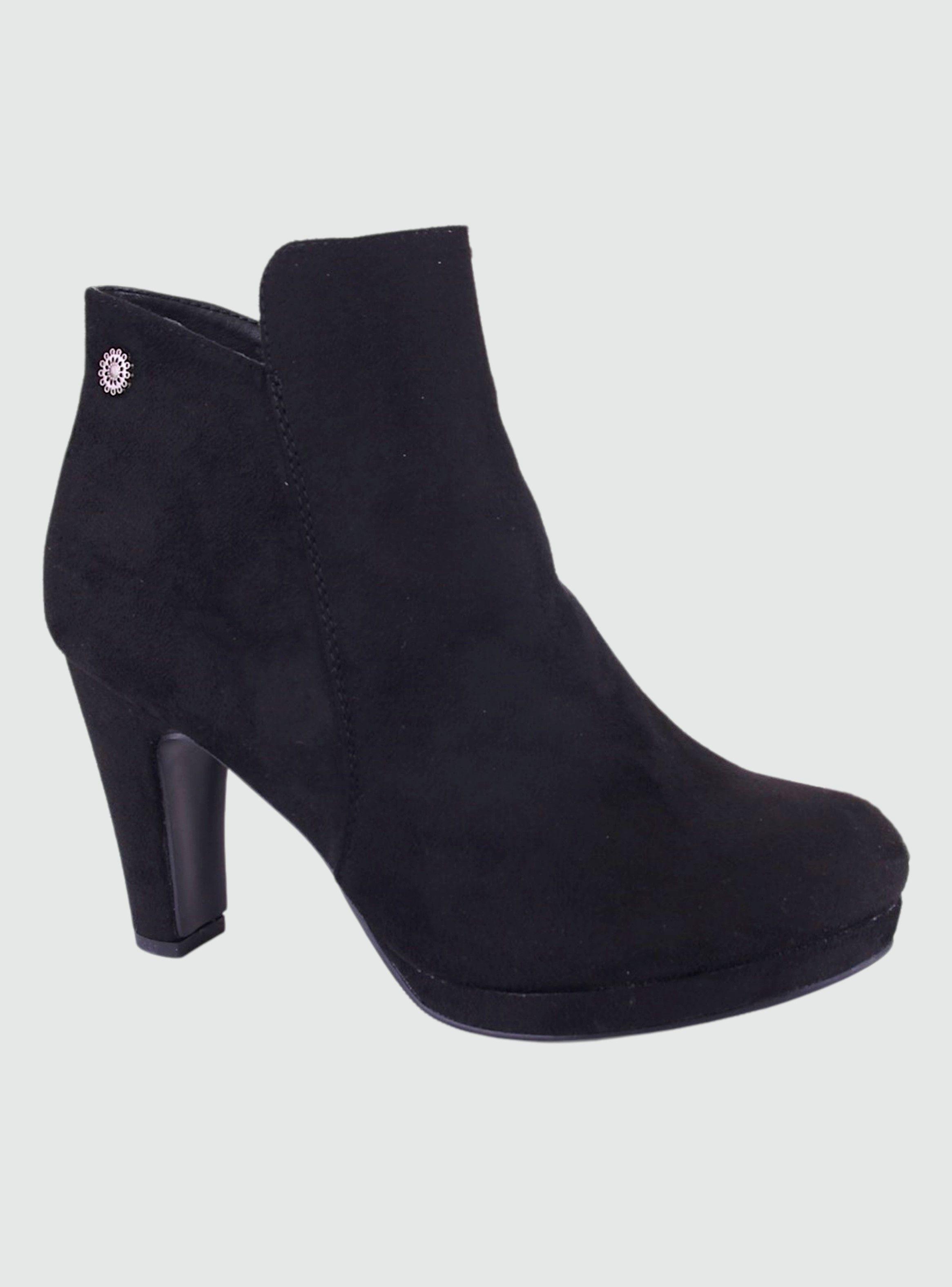 Botin Chalada Mujer Plataform10 Negro Moda-0