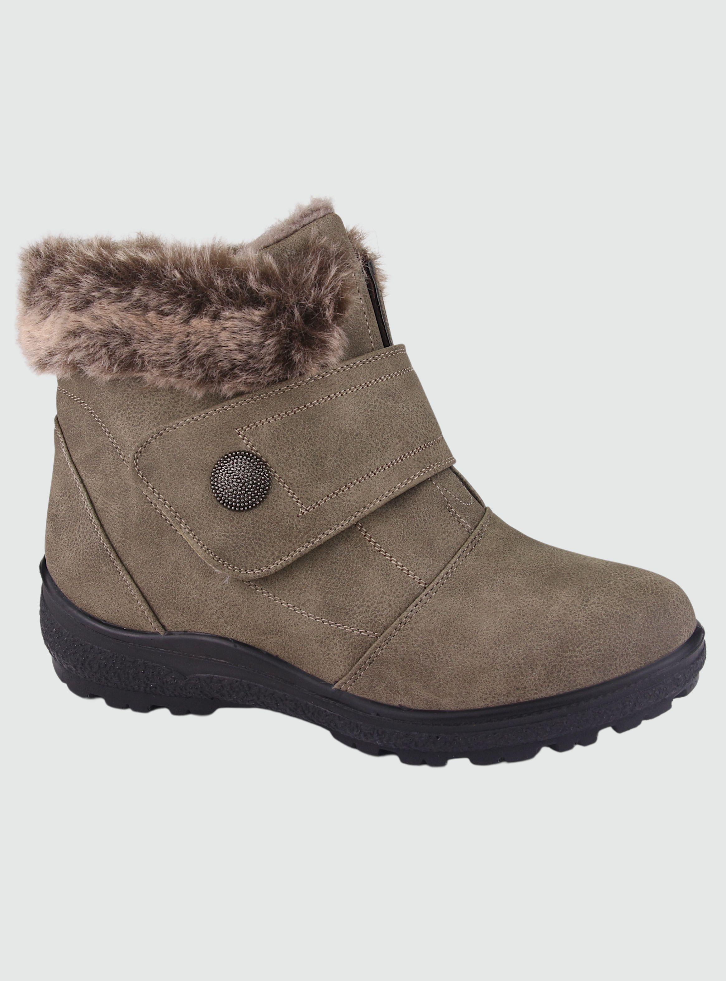Botin Dorette Mujer Winter-2 Taupe Casual-0