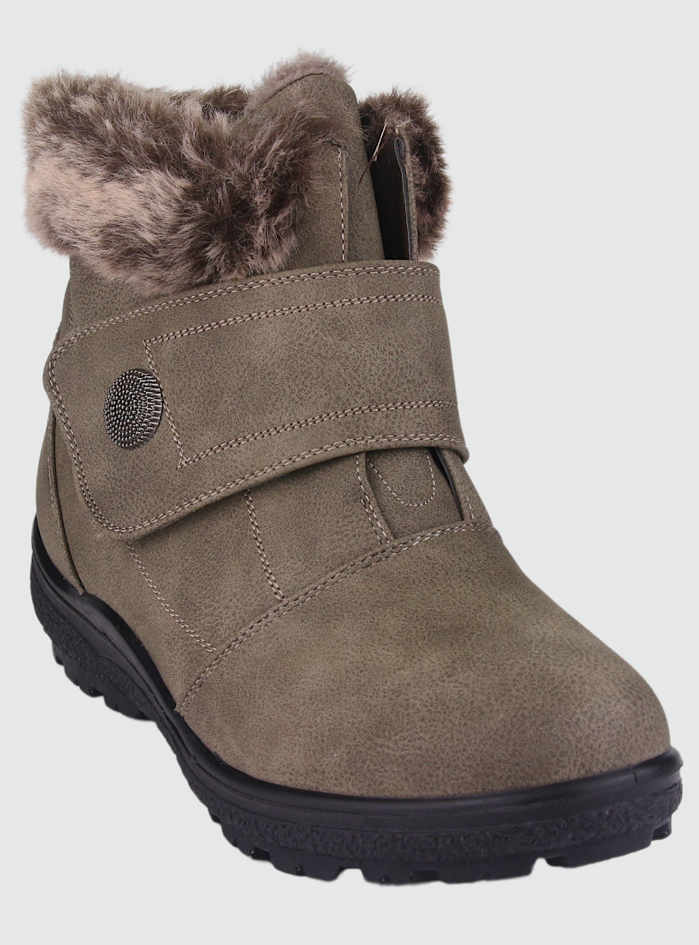 Botin Dorette Mujer Winter-2 Taupe Casual-2