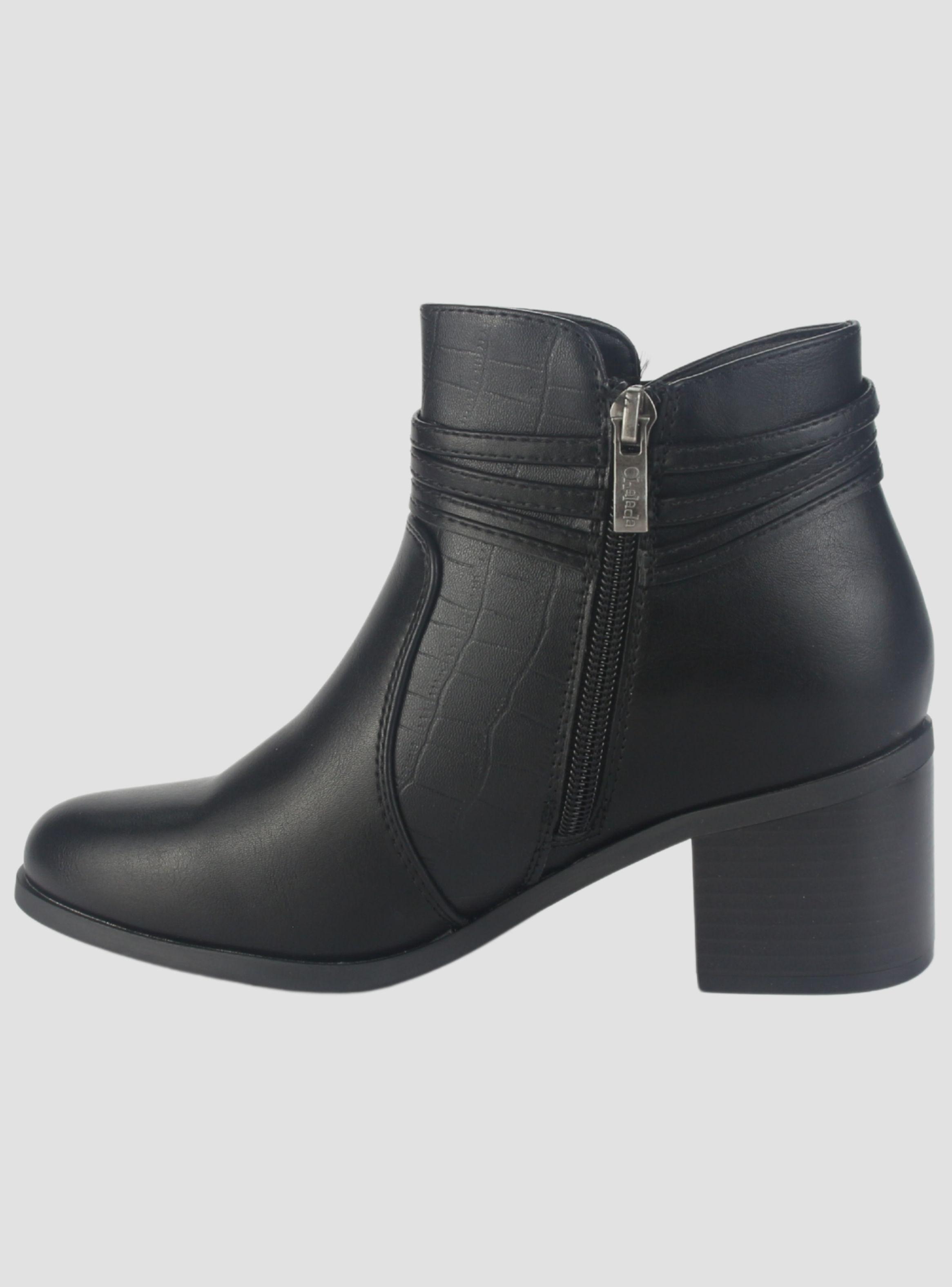 Botin Chalada Mujer Diva-4 Negro Casual-1