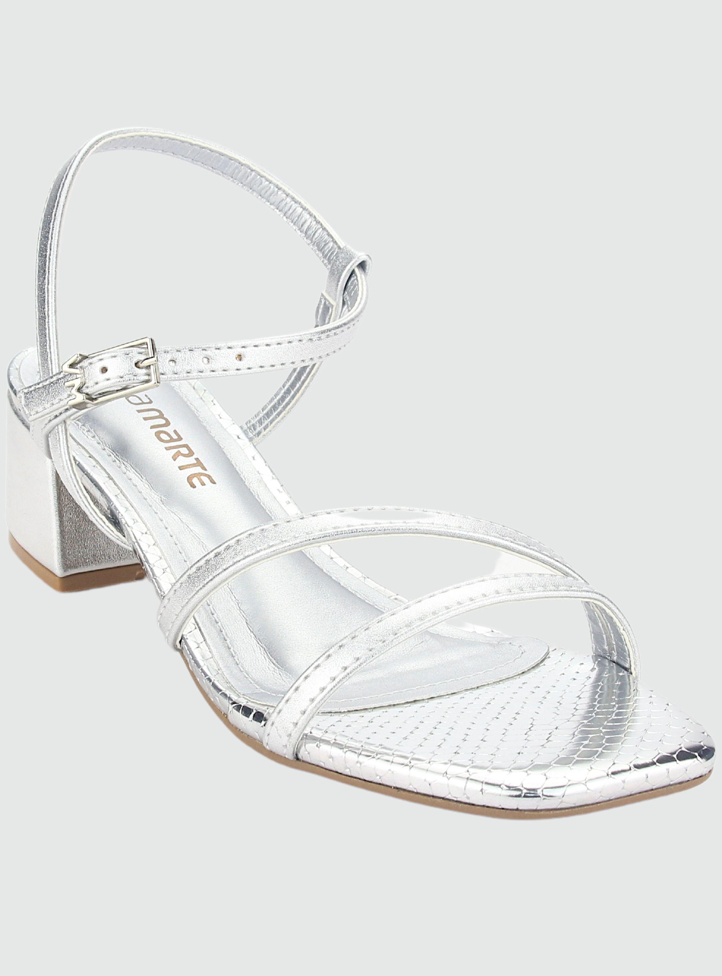 Sandalia Via Marte Mujer 23-9801 M Prata Casual-2