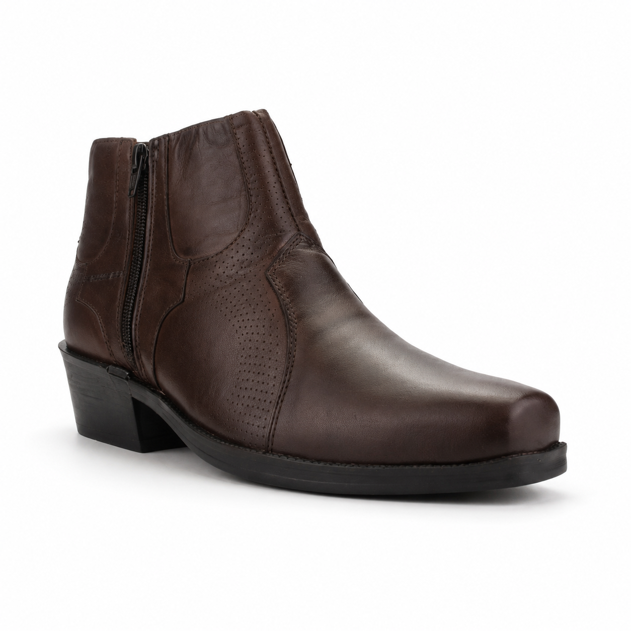 Botin Ferracini Hombre 9015 New Country Café Oscuro Casual-2