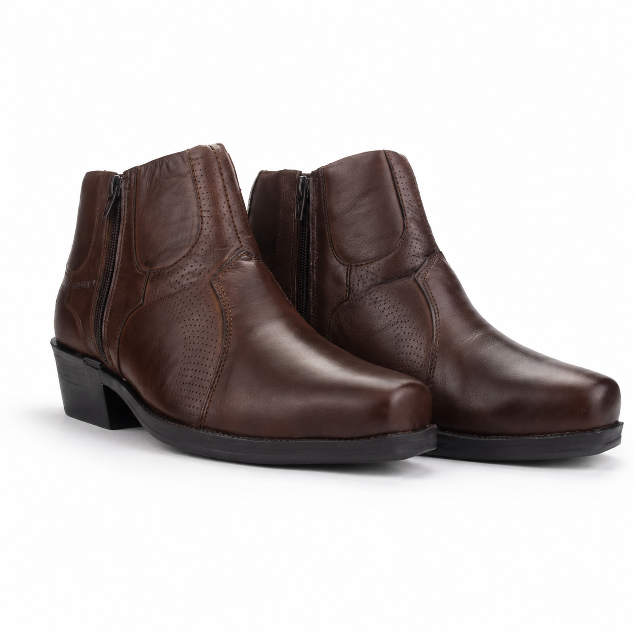 Botin Ferracini Hombre 9015 New Country Café Oscuro Casual-5