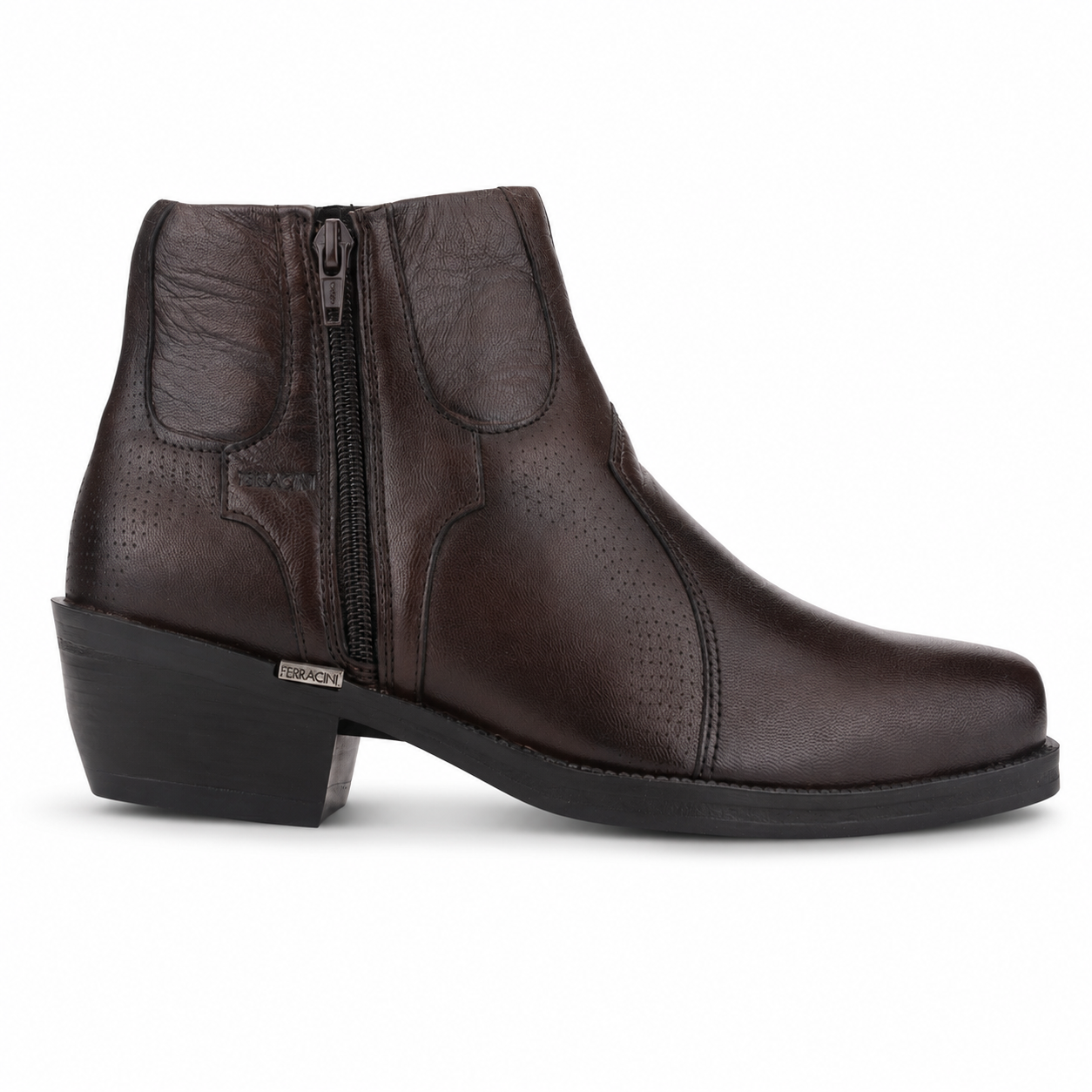 Botin Ferracini Hombre 9015 New Country Café Oscuro Casual-0