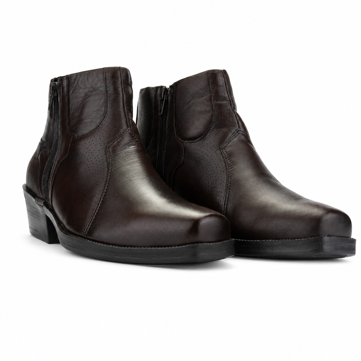 Botin Ferracini Hombre 9015 New Country Café Oscuro Casual-4