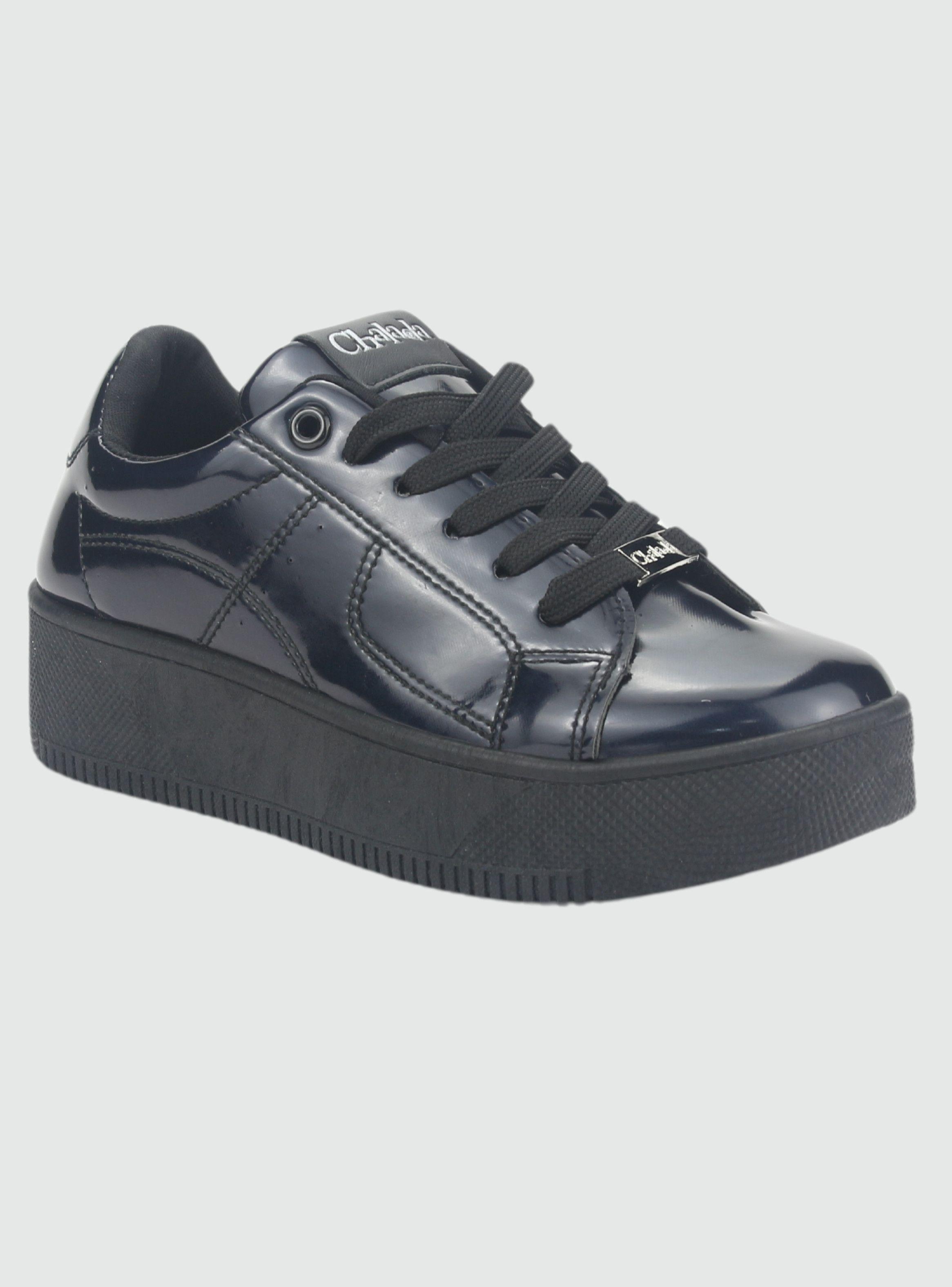 Zapatilla Chalada Mujer Nest-1 Negro Urbano-2