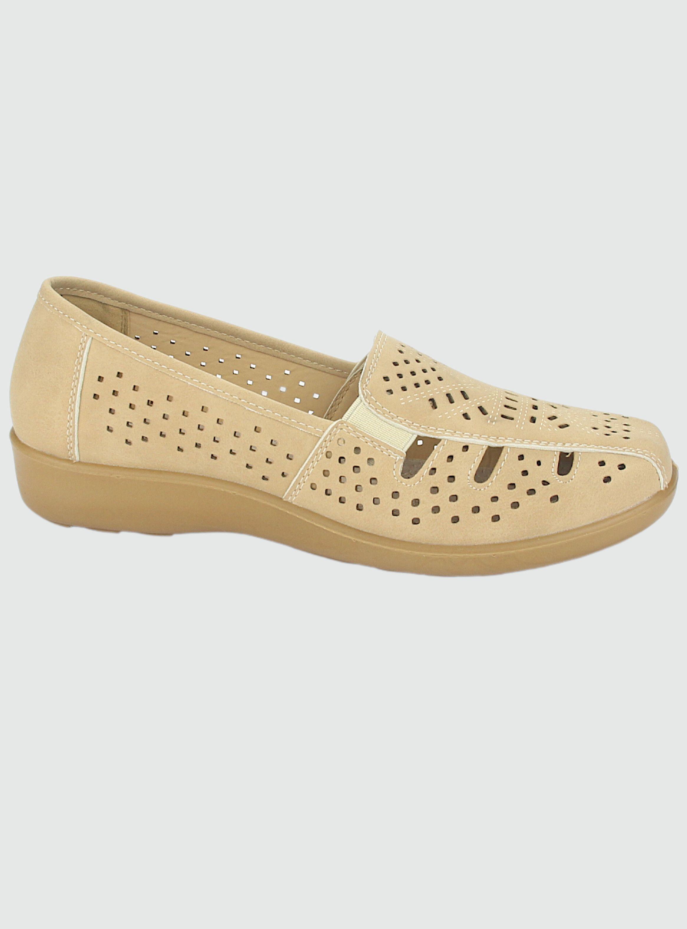 Zapato Chalada Mujer Deco-1 Beige Comfort-0
