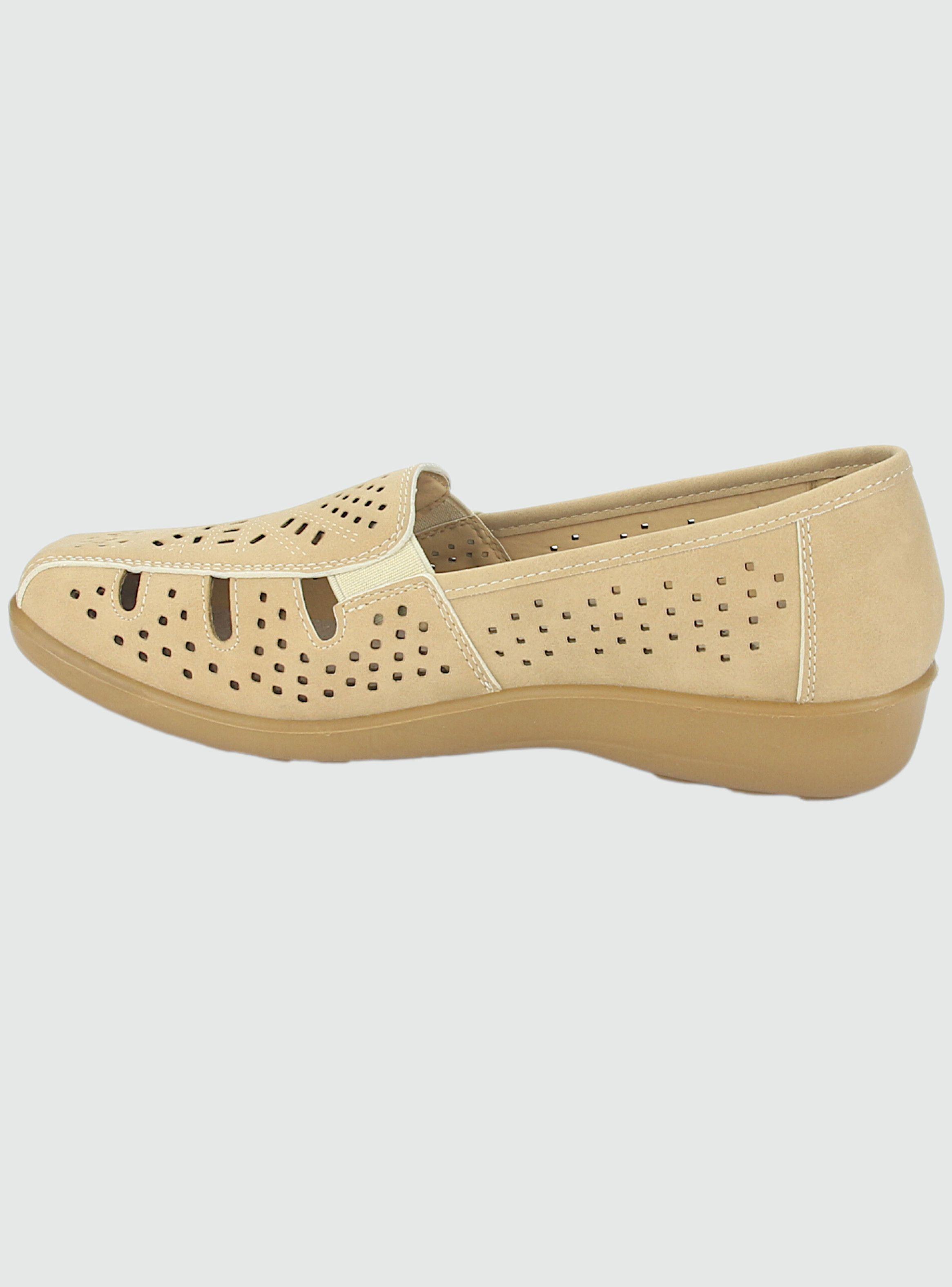 Zapato Chalada Mujer Deco-1 Beige Comfort-1