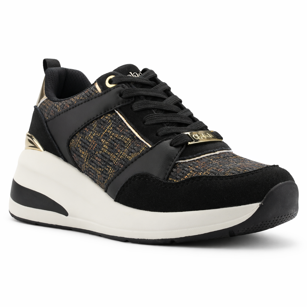 Zapatilla Negro Mujer Casual Chalada Joka V-2