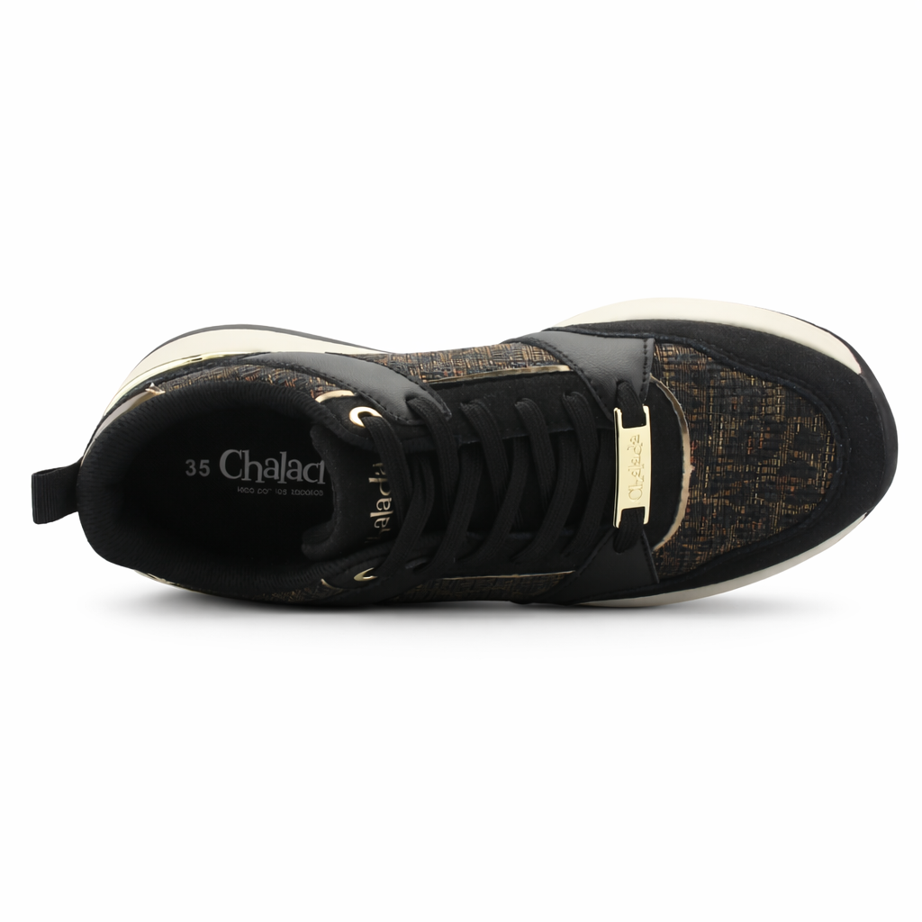 Zapatilla Negro Mujer Casual Chalada Joka V-4