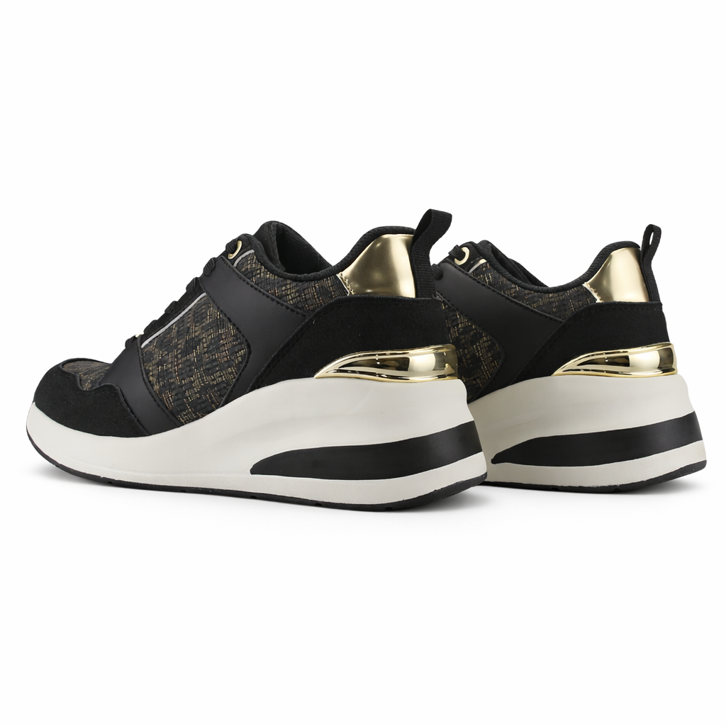 Zapatilla Negro Mujer Casual Chalada Joka V-6