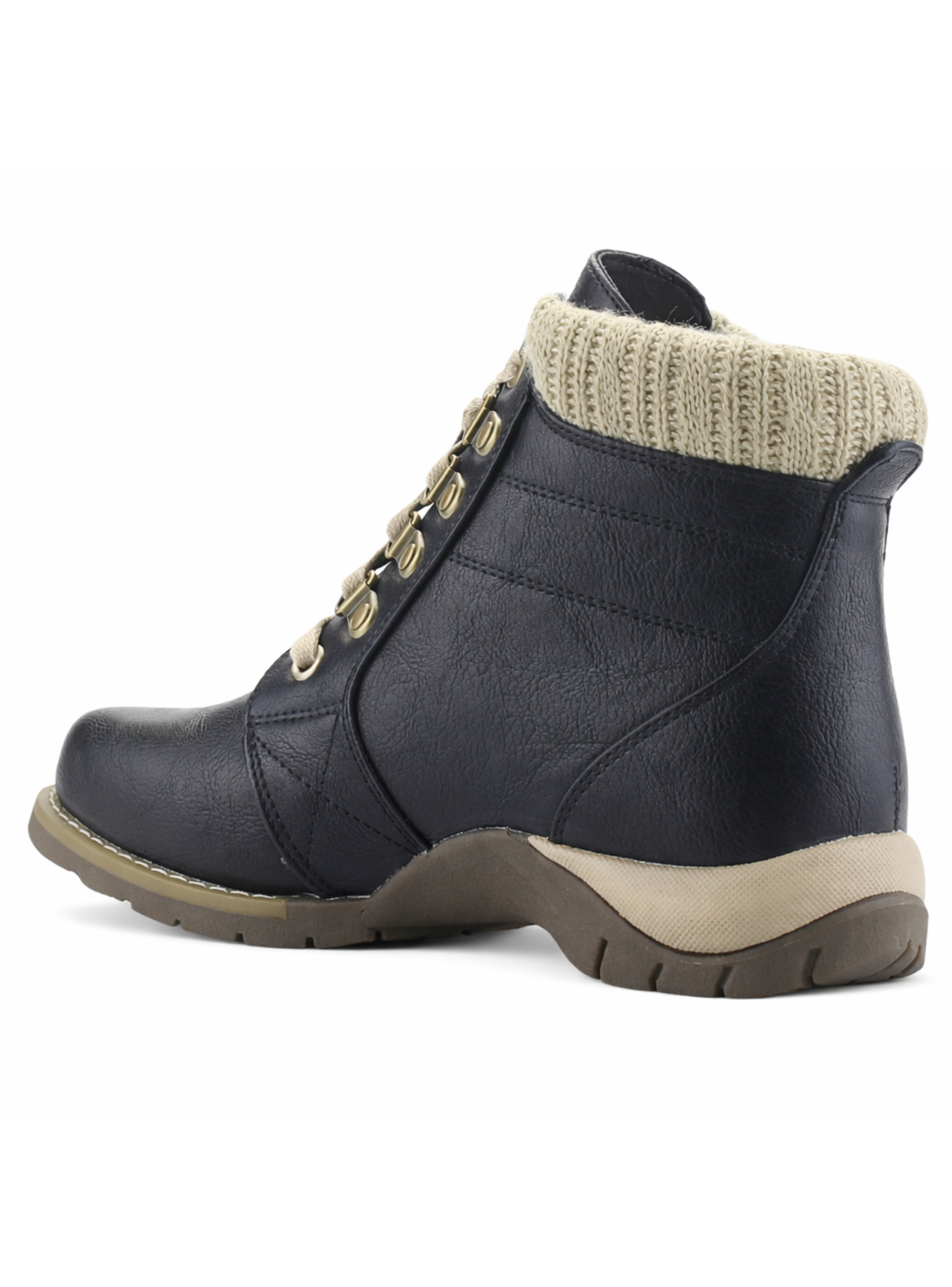 Botin Negro Mujer Casual Chalada Rolo-7