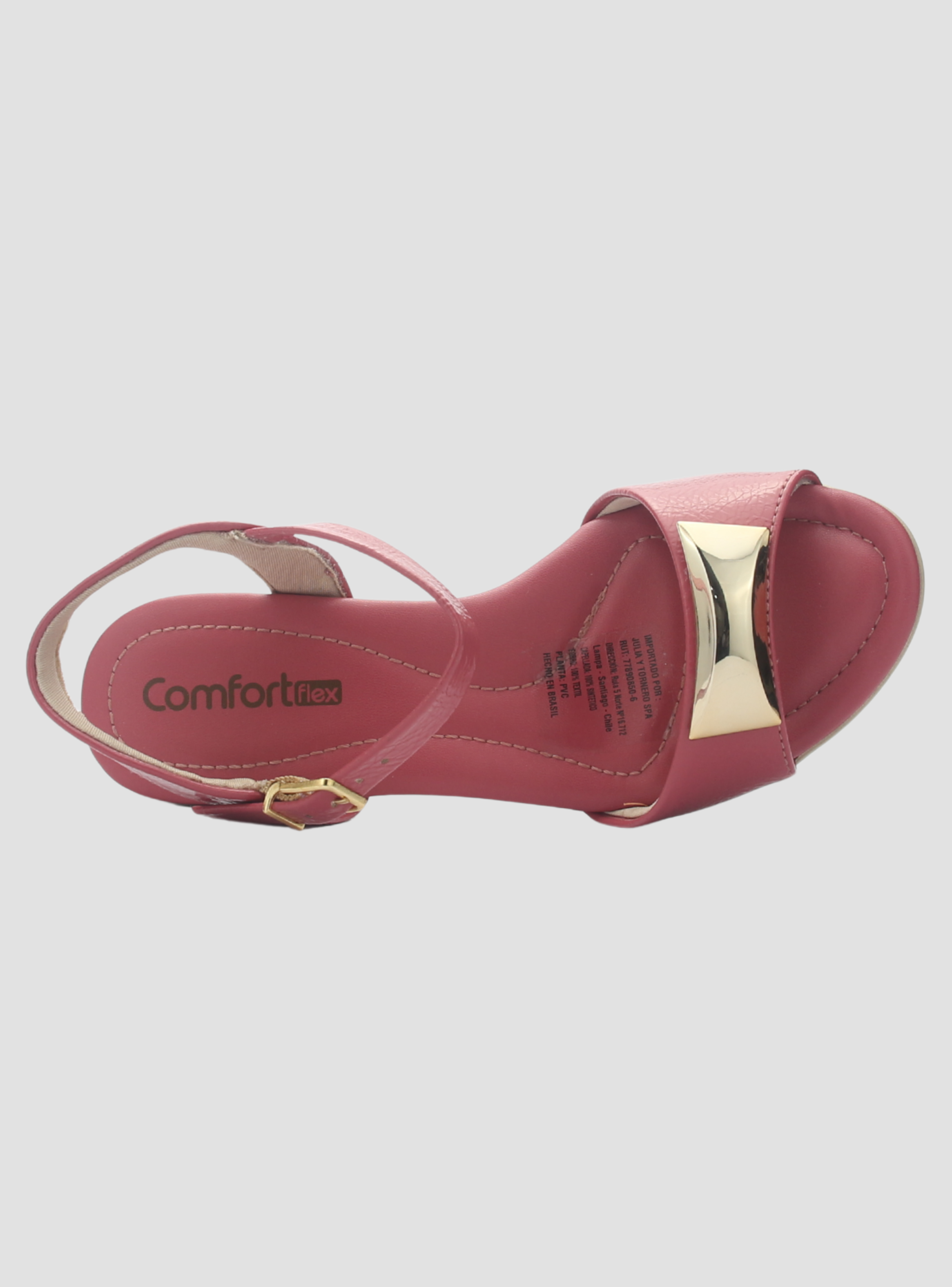 Sandalia Mujer Fucsia Comfortflex 2557402 Casual-4