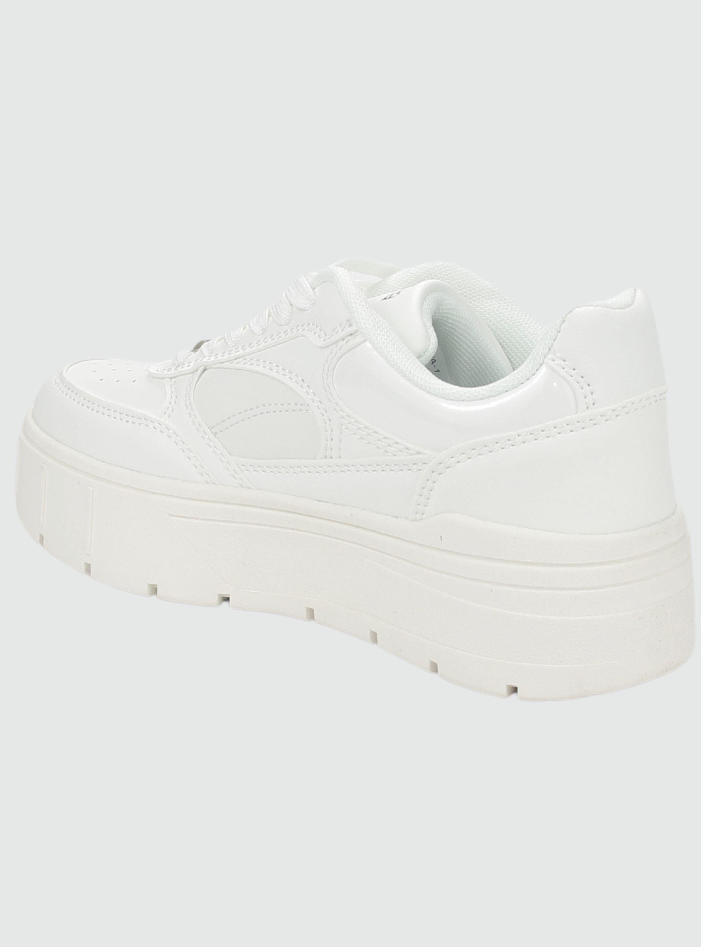 Zapatilla Chalada Mujer Troya-1 Blanco Urbano-3
