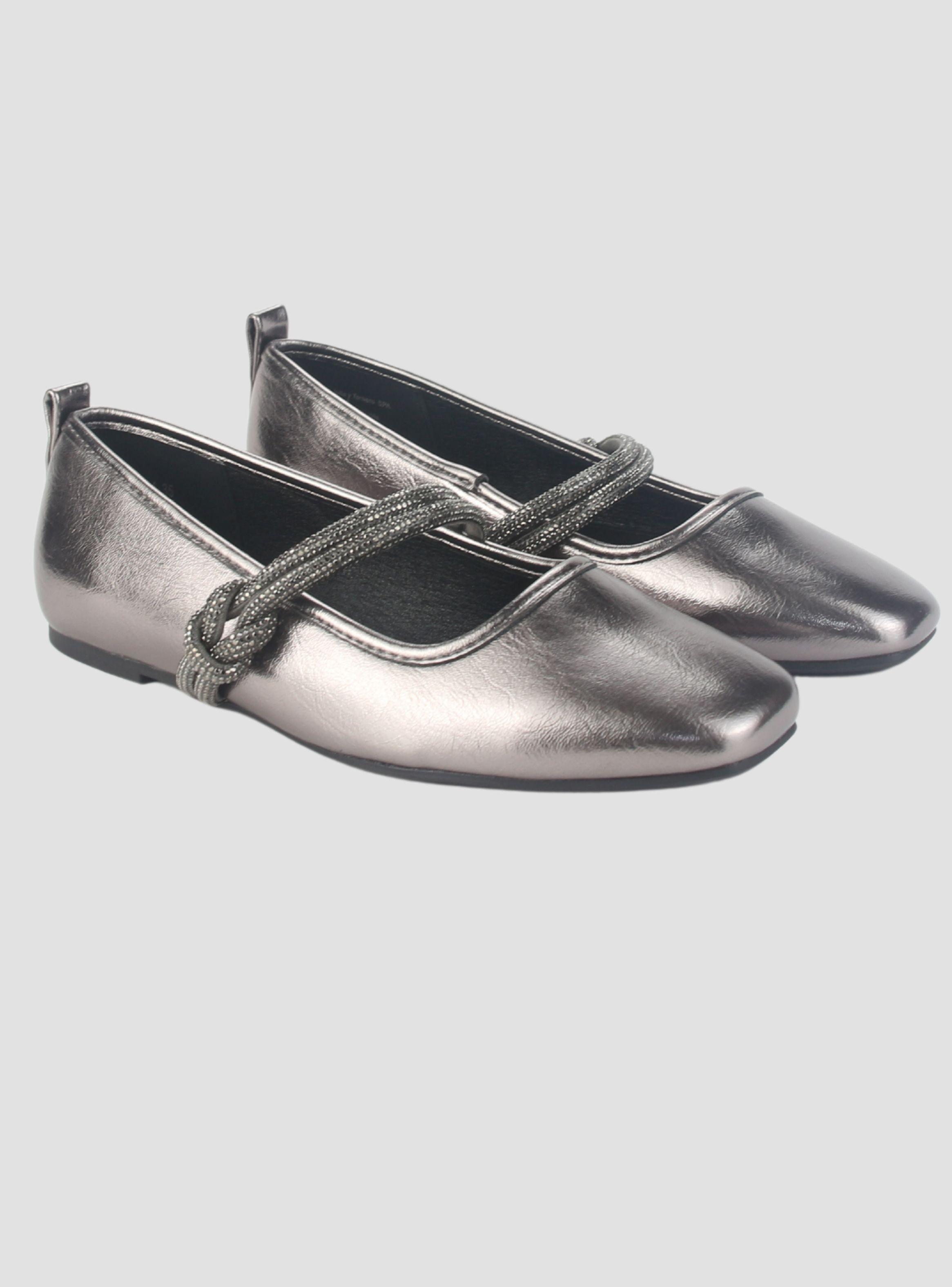 Zapato Chalada Mujer Corsa-1 Plateado Casual-4