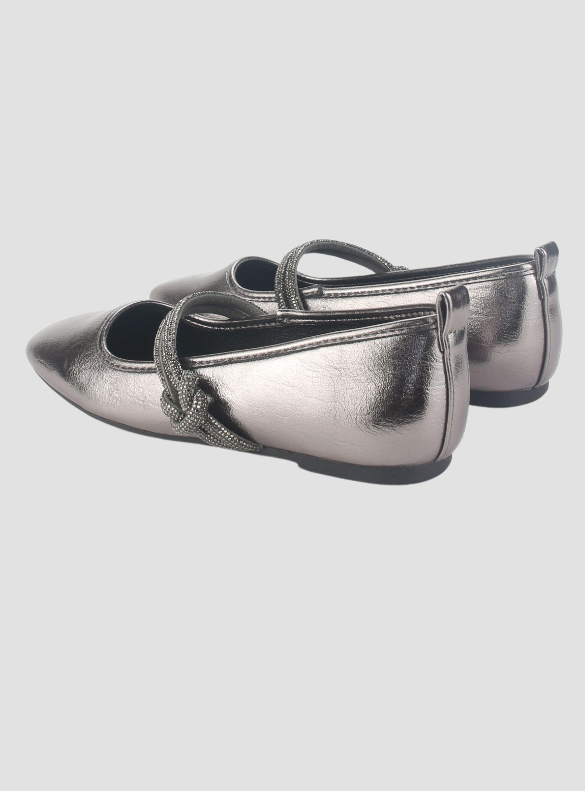 Zapato Chalada Mujer Corsa-1 Plateado Casual-5
