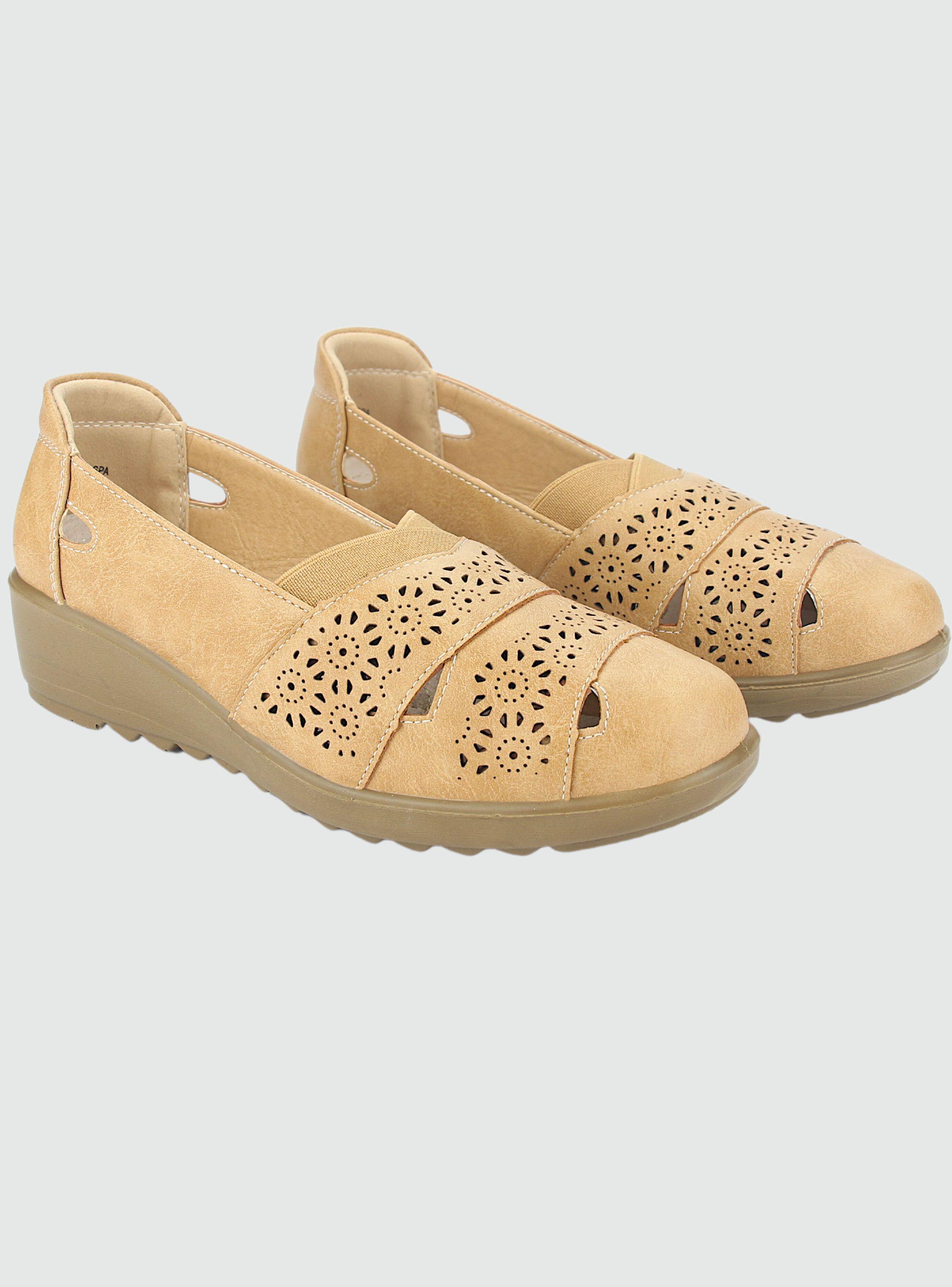 Mocasin Chalada Mujer Deza-1 Beige Casual-4