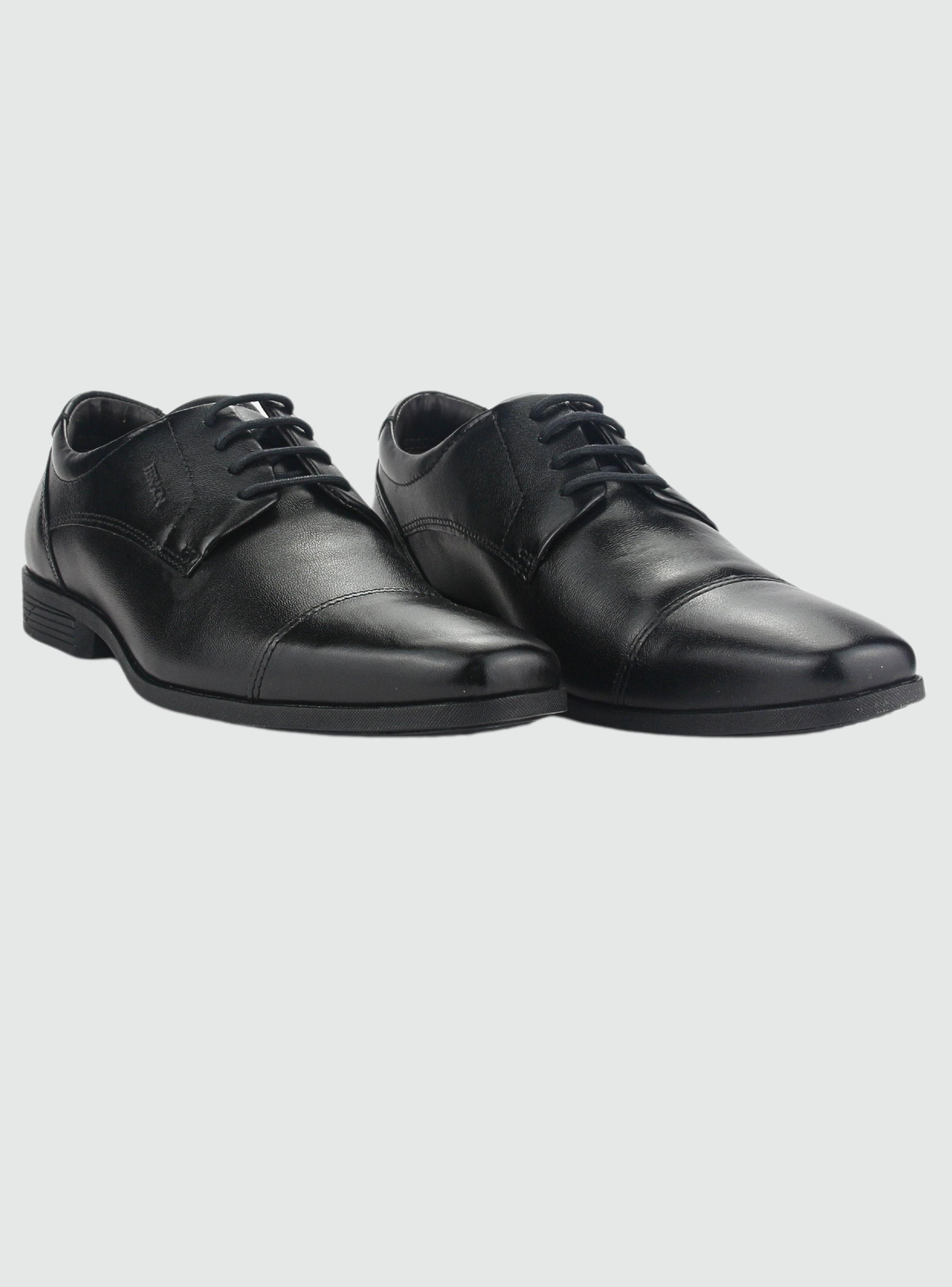 Zapato Ferracini Hombre 4460 London Negro Matte Casual-4