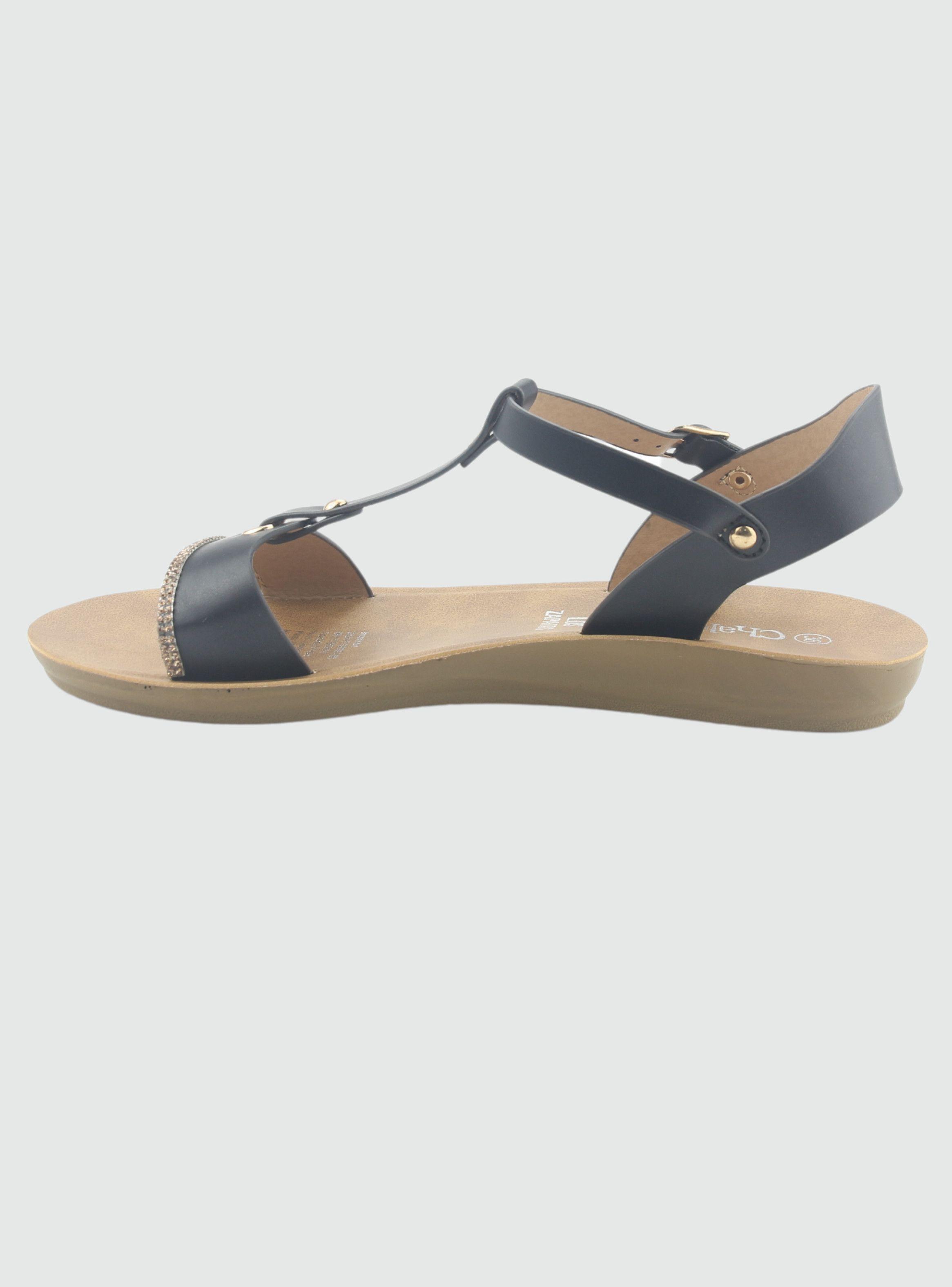 Sandalia Chalada Mujer Quanta-3 Negro Moda-3
