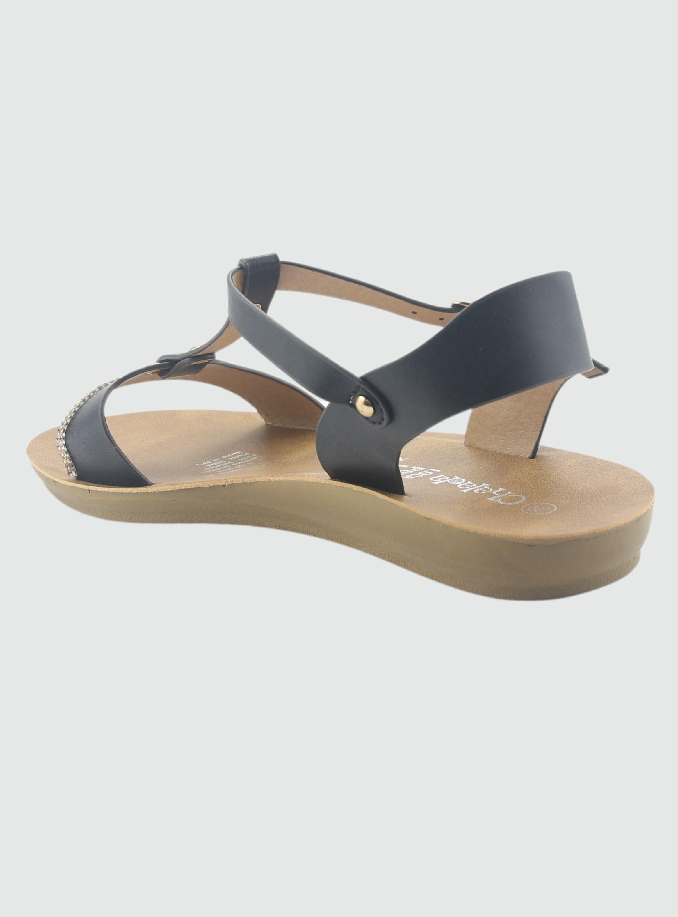 Sandalia Chalada Mujer Quanta-3 Negro Moda-5