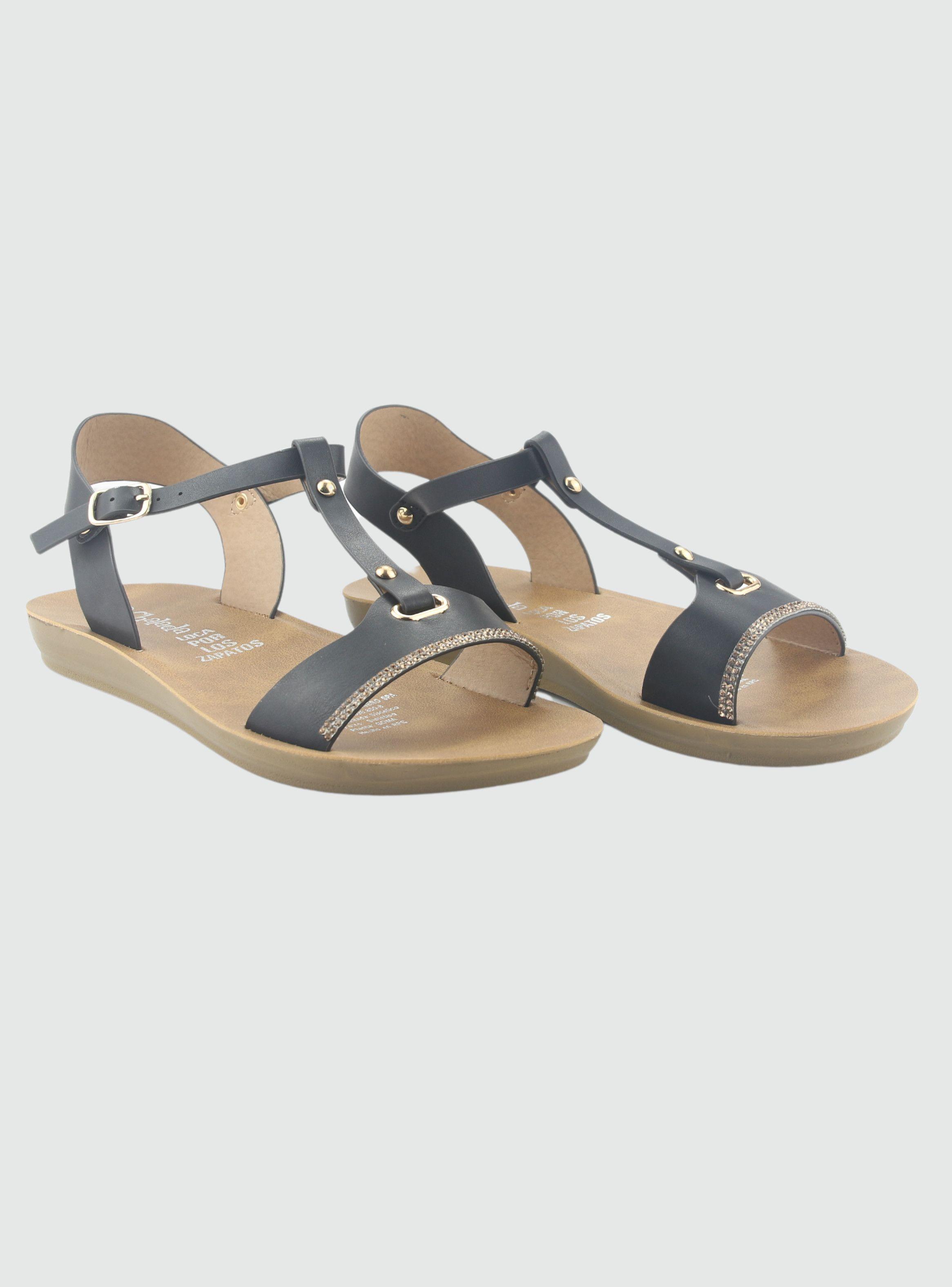 Sandalia Chalada Mujer Quanta-3 Negro Moda-6