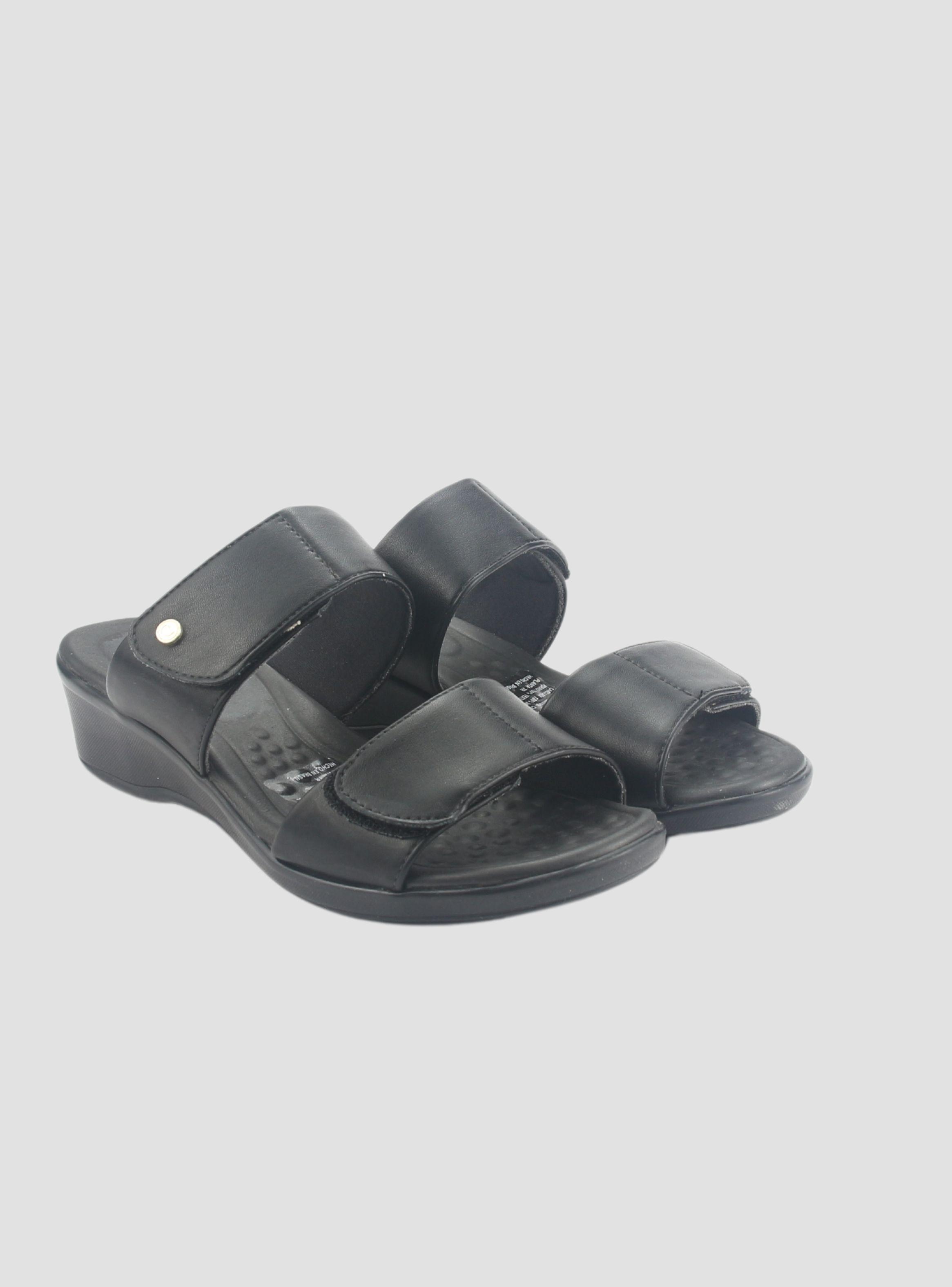 Sandalia Comfortflex Mujer 2472402 Negro Casual-4