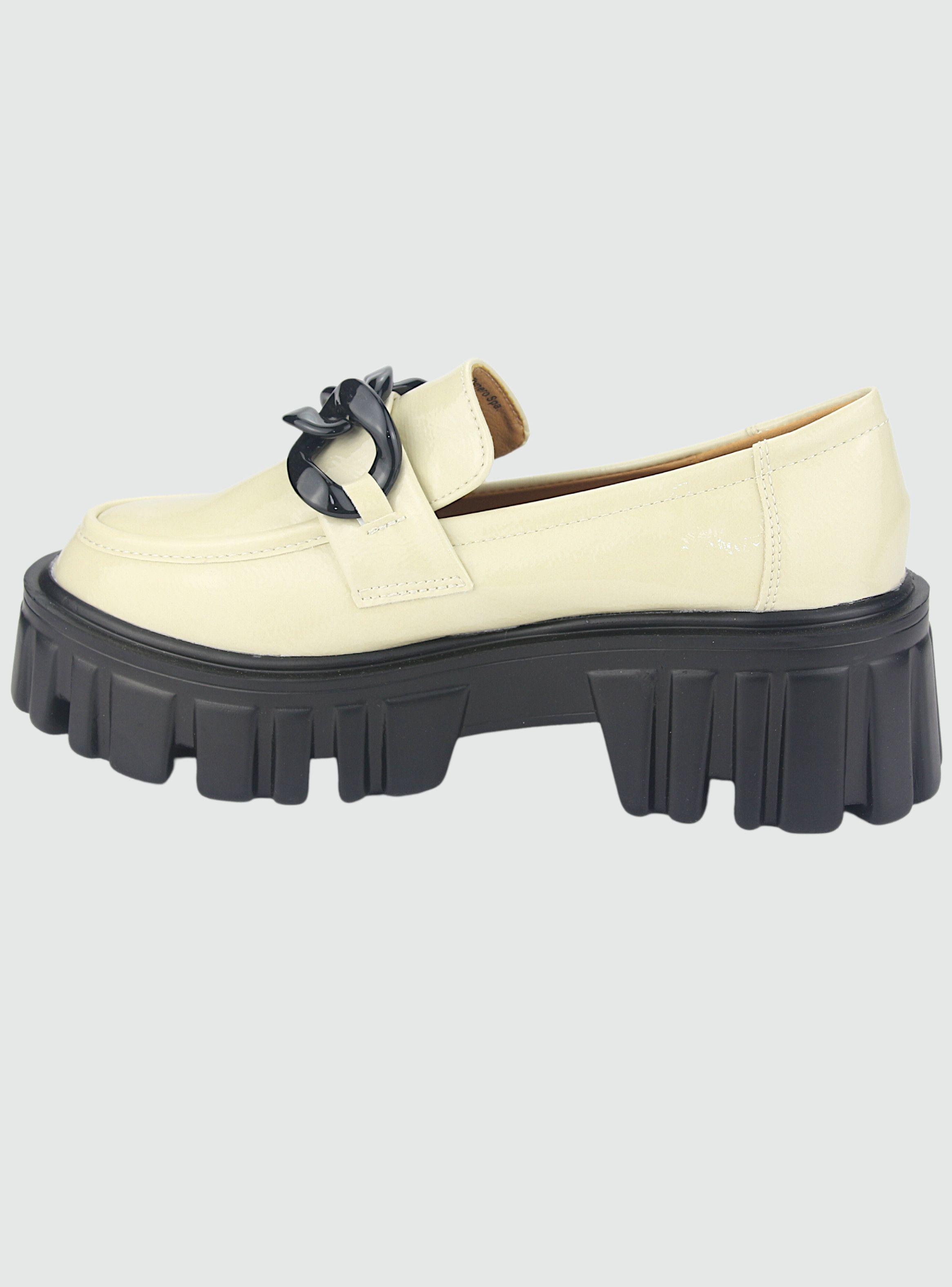 Mocasin Chalada Mujer Gravi-1 Beige Casual-1