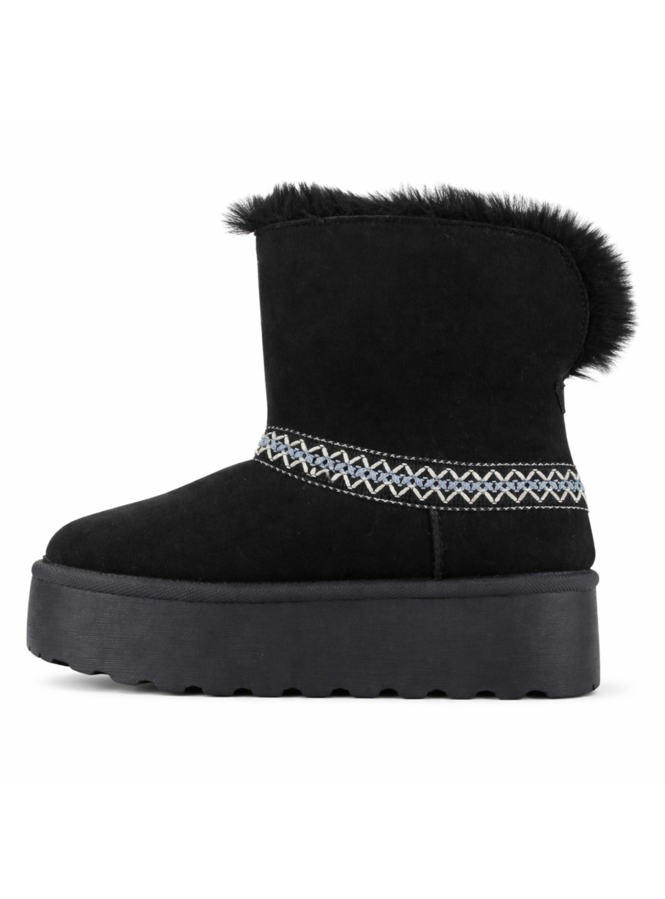 Botin Negro Mujer Casual Chalada V Pinguih-1