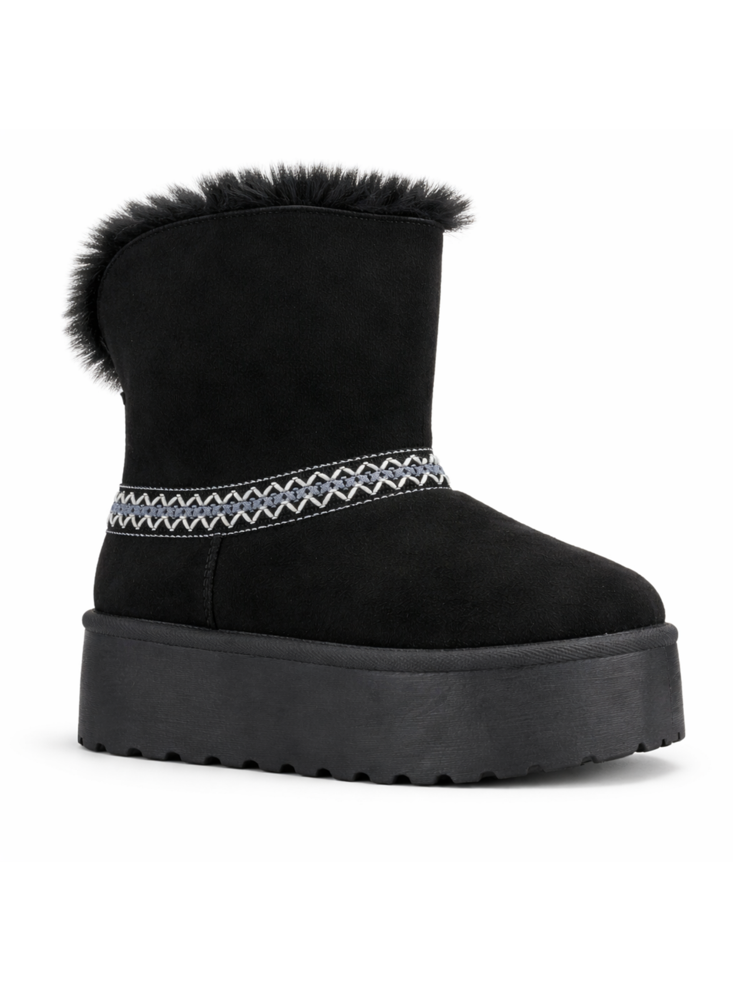 Botin Negro Mujer Casual Chalada V Pinguih-2