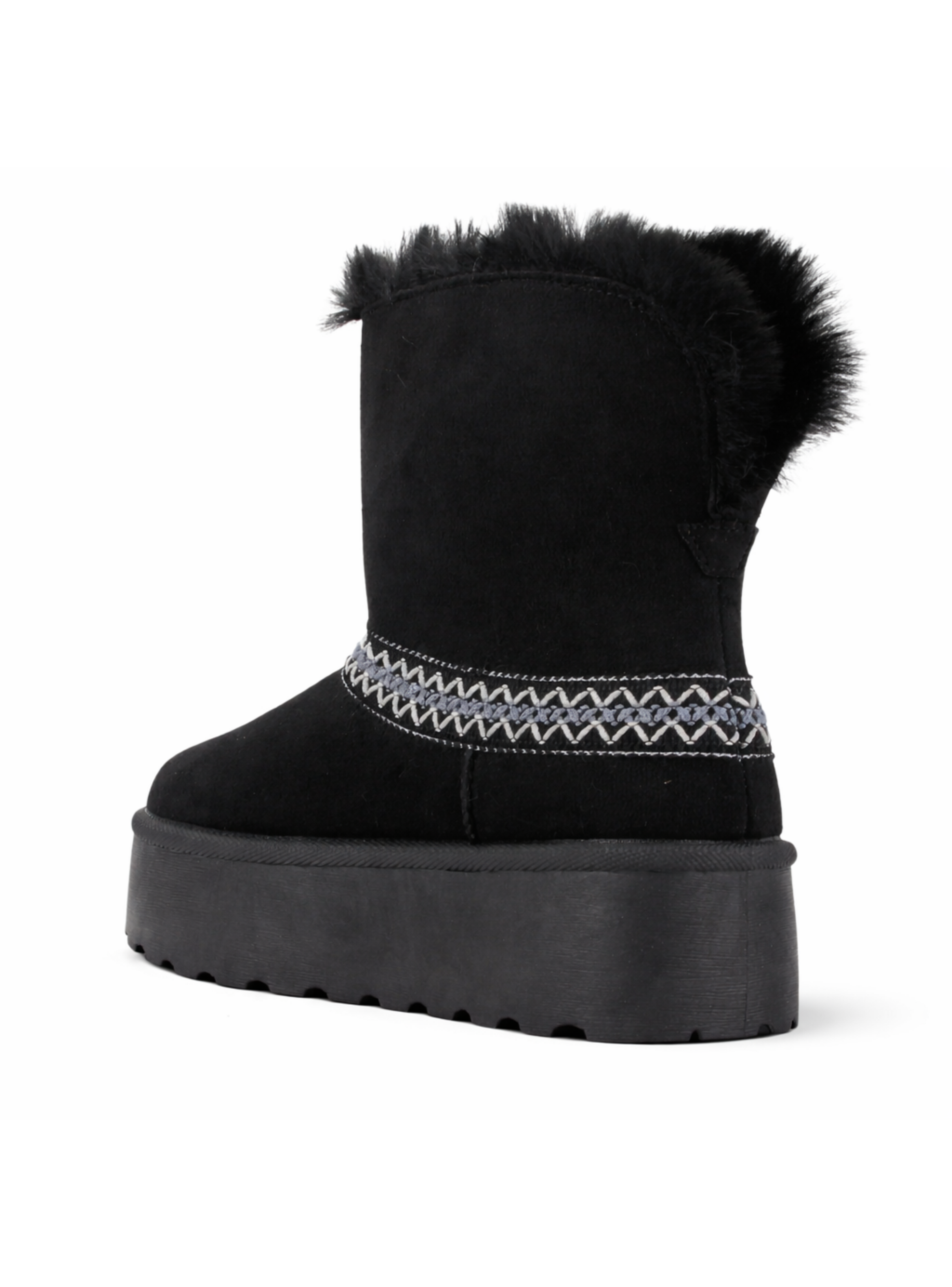 Botin Negro Mujer Casual Chalada V Pinguih-3