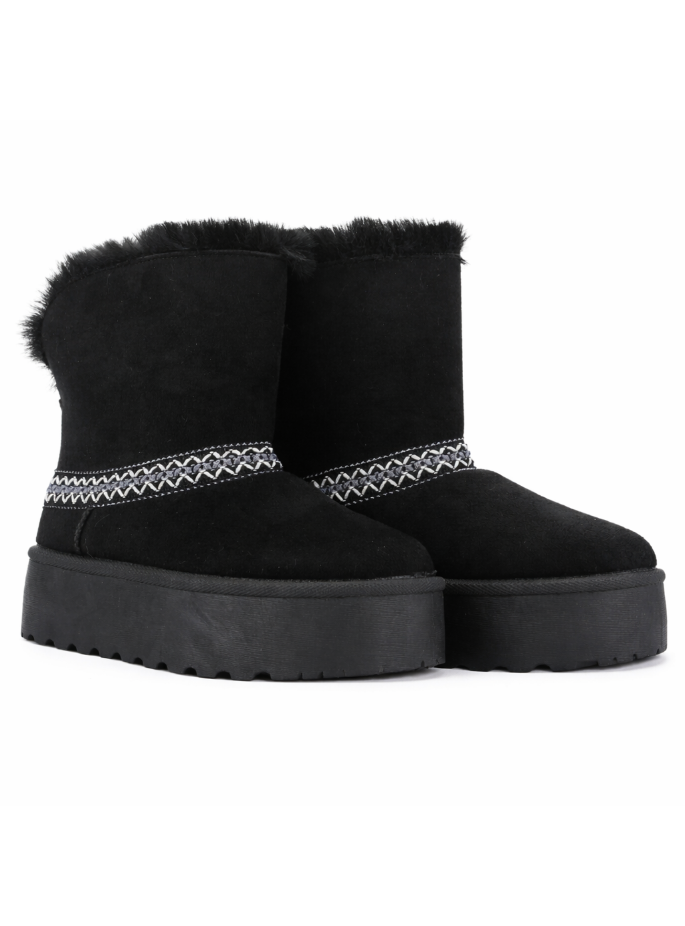 Botin Negro Mujer Casual Chalada V Pinguih-4